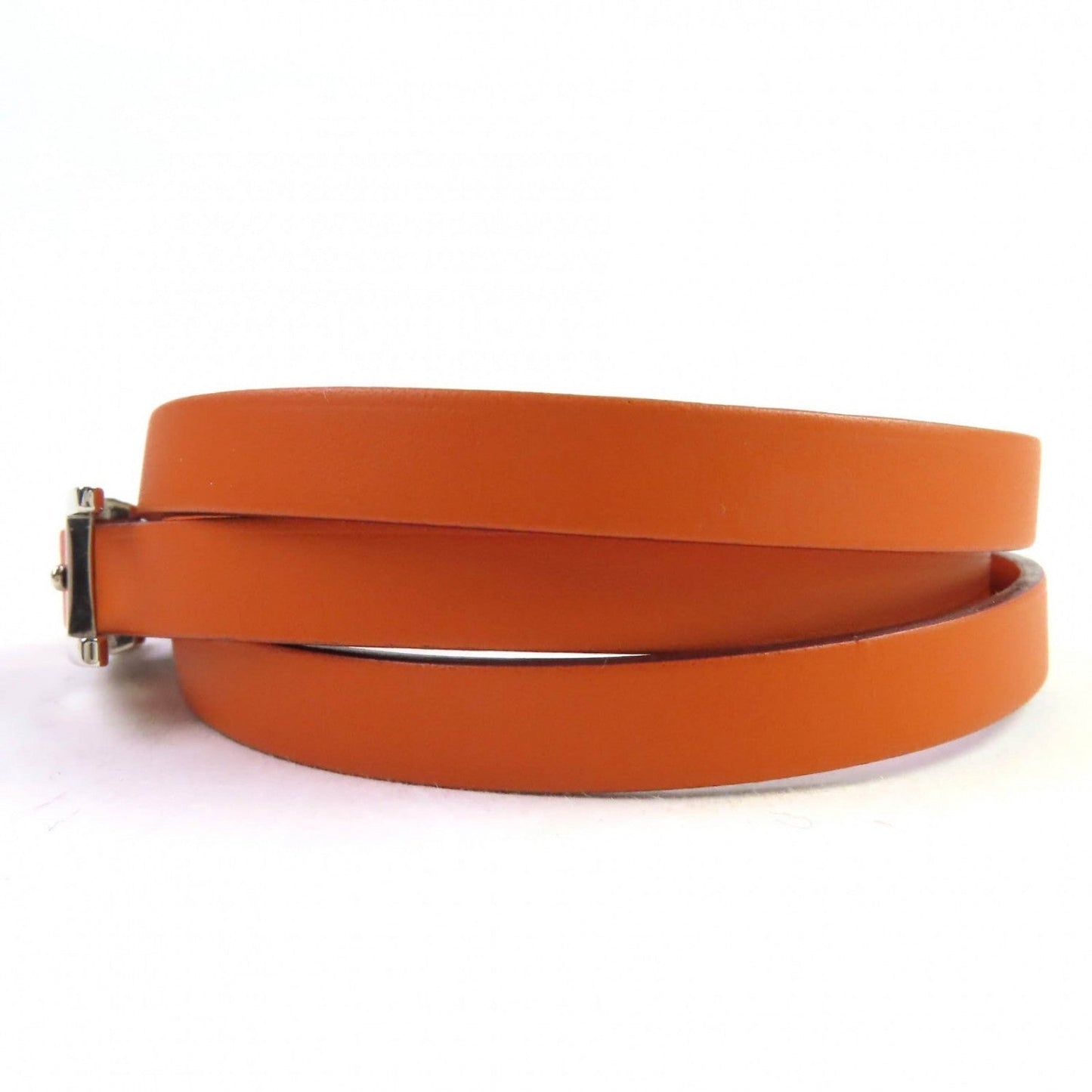 HERMES bracelet leather Orange Appi 3
