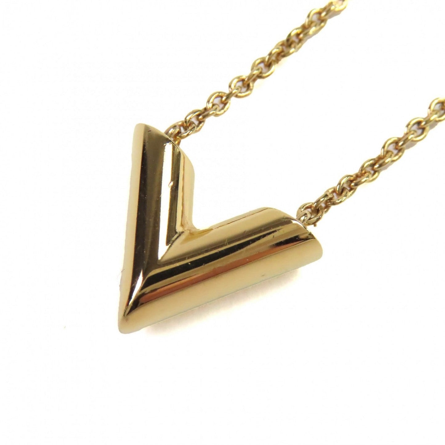 LOUIS VUITTON Necklace M00857 ã¼ gold Essential V