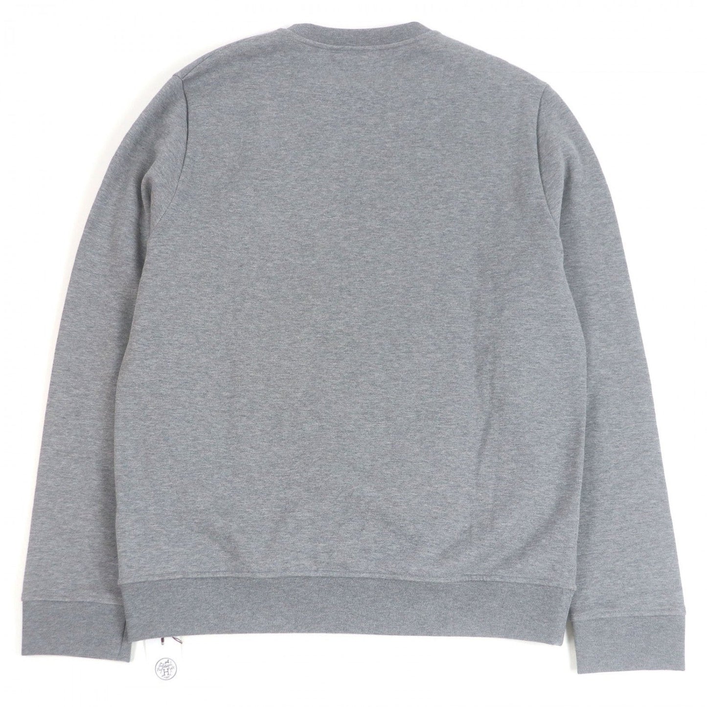 HERMES sweat cotton gray Metallerie au Carre L