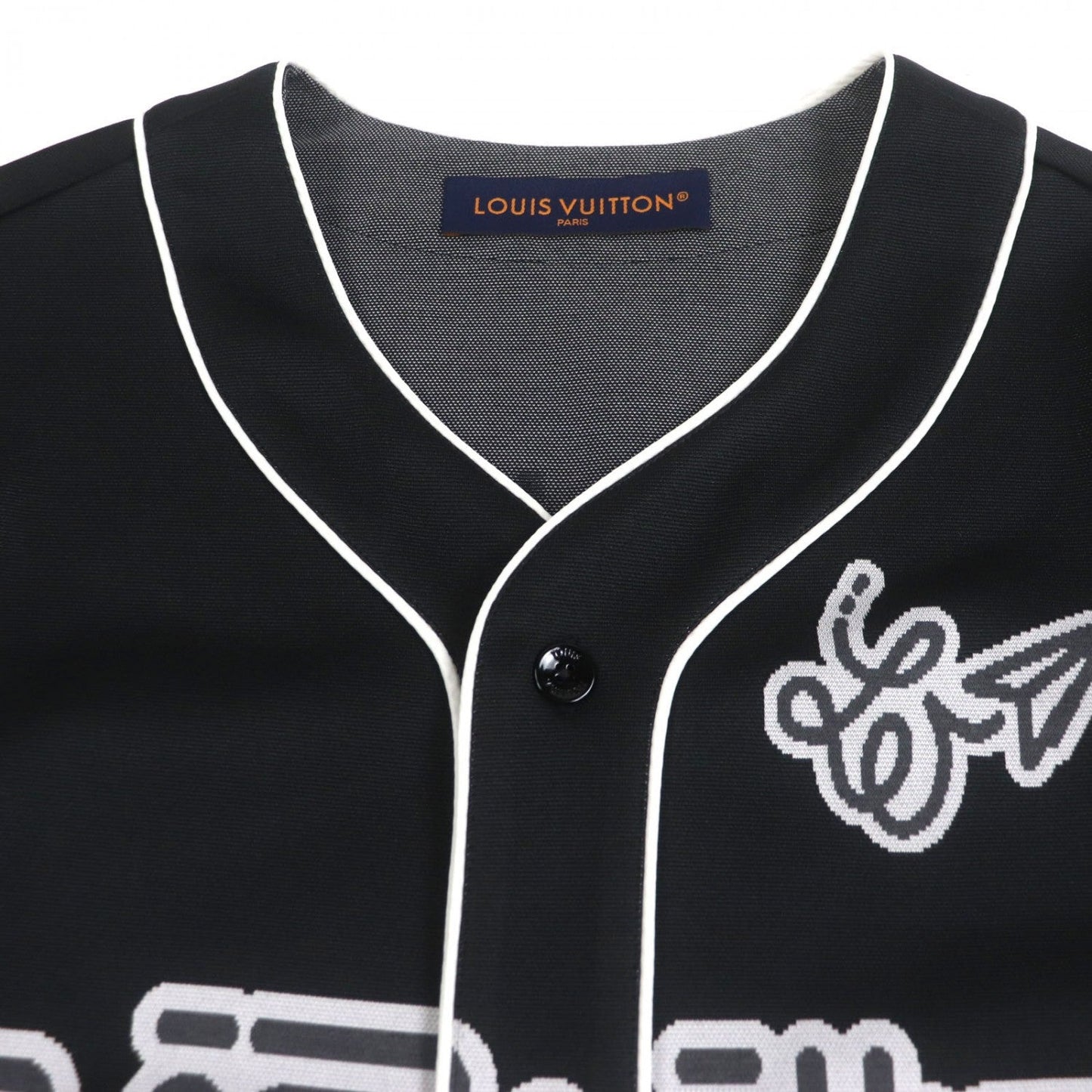 LOUIS VUITTON Short sleeve shirt polyester black S
