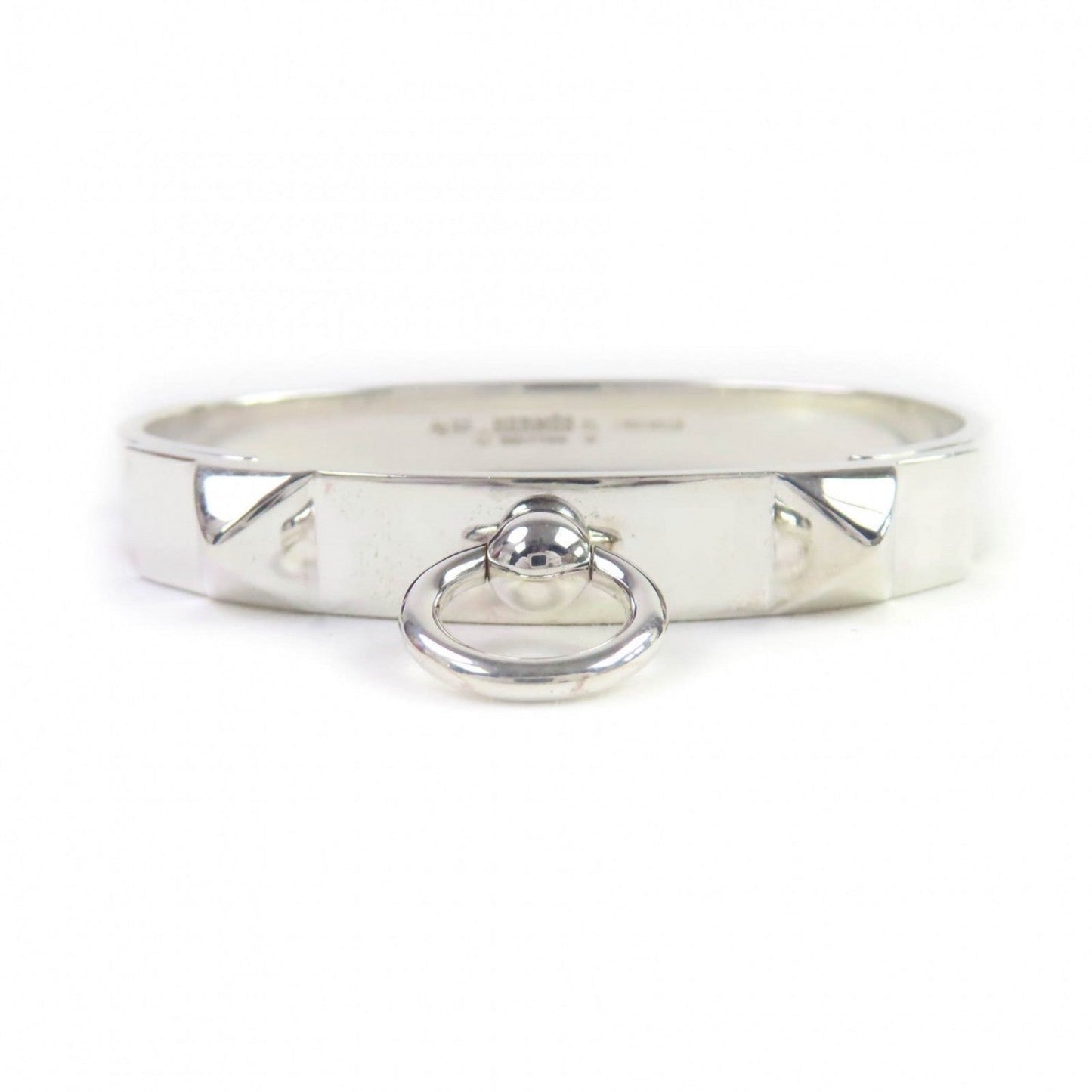 HERMES bracelet AG925 Silver Bracelet Collier de Chien PM XL