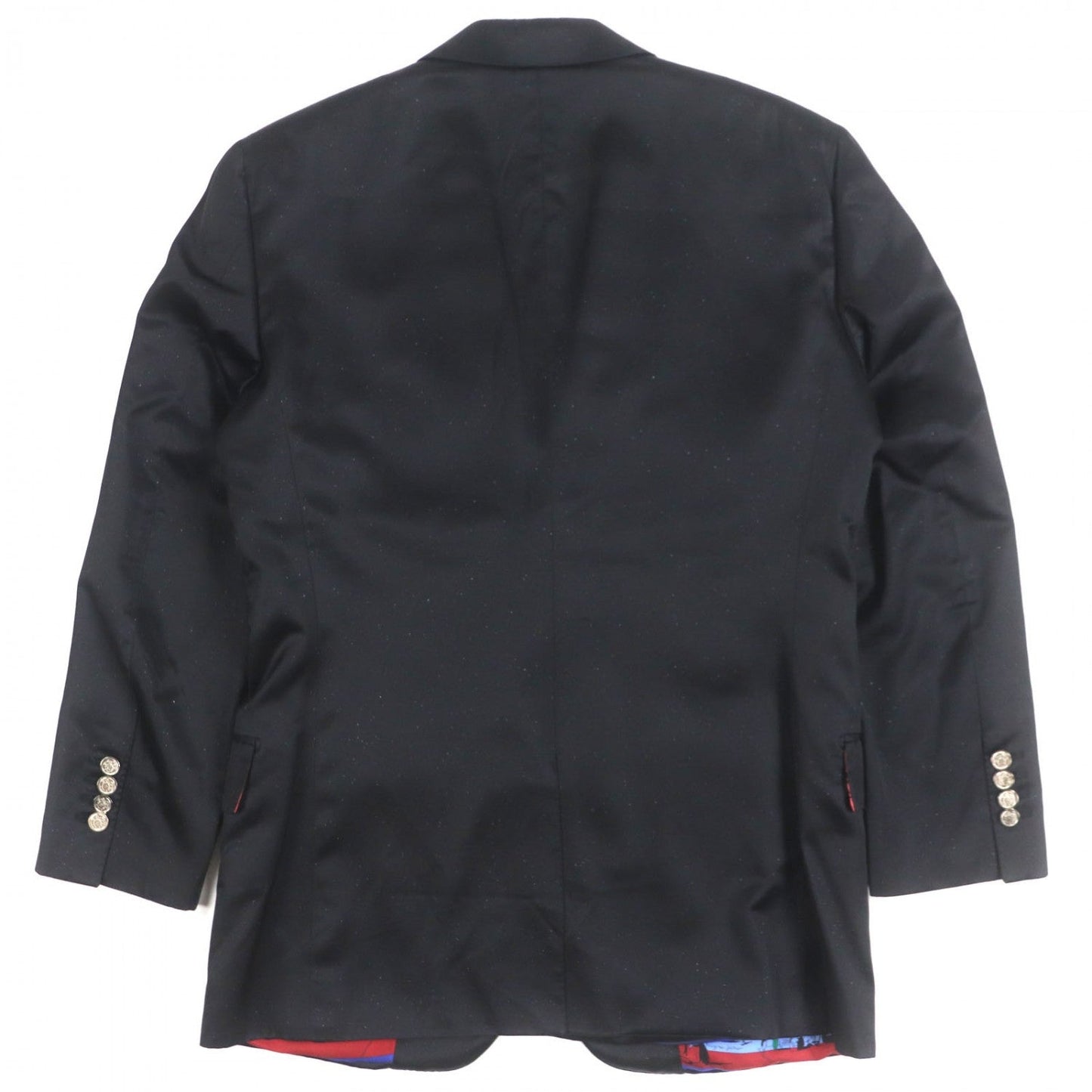 HERMES tailored jacket Rayon black 46