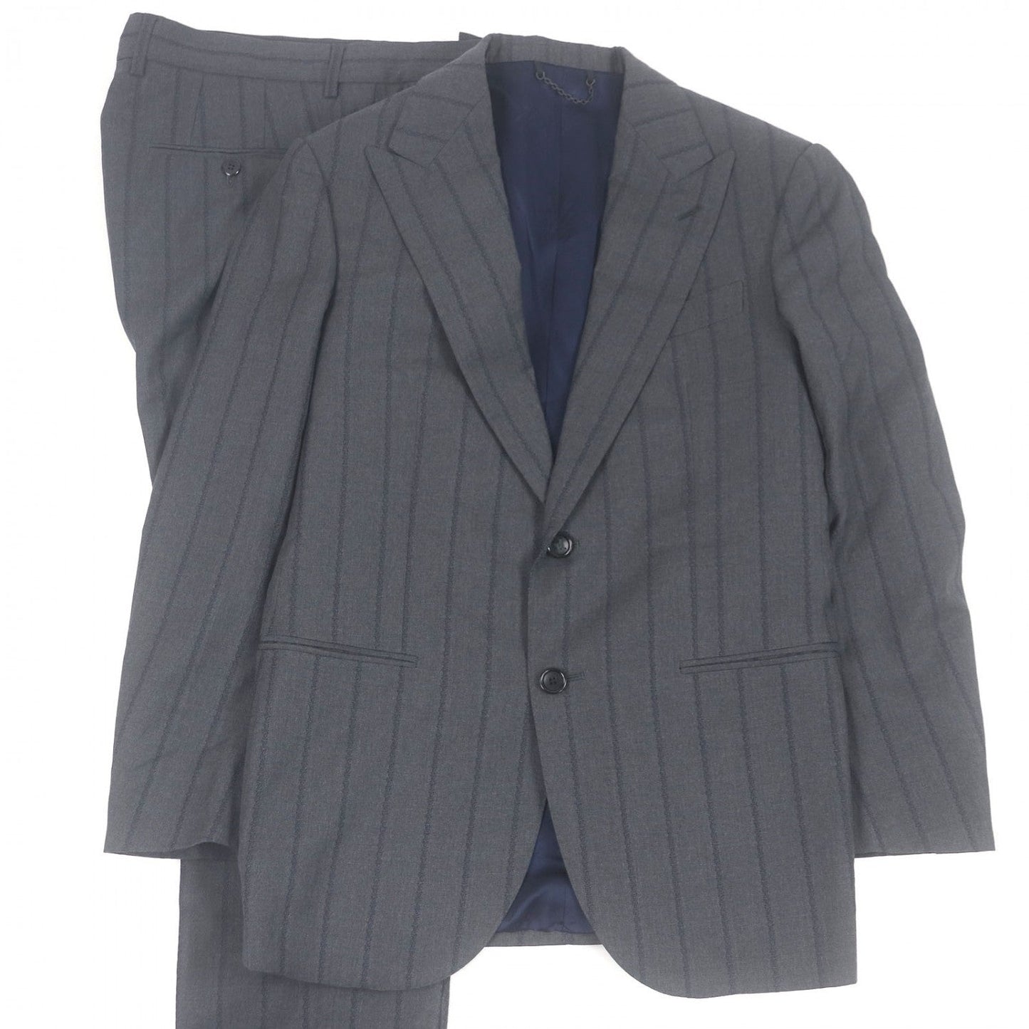 LOUIS VUITTON suit HSFJ8E wool gray 46