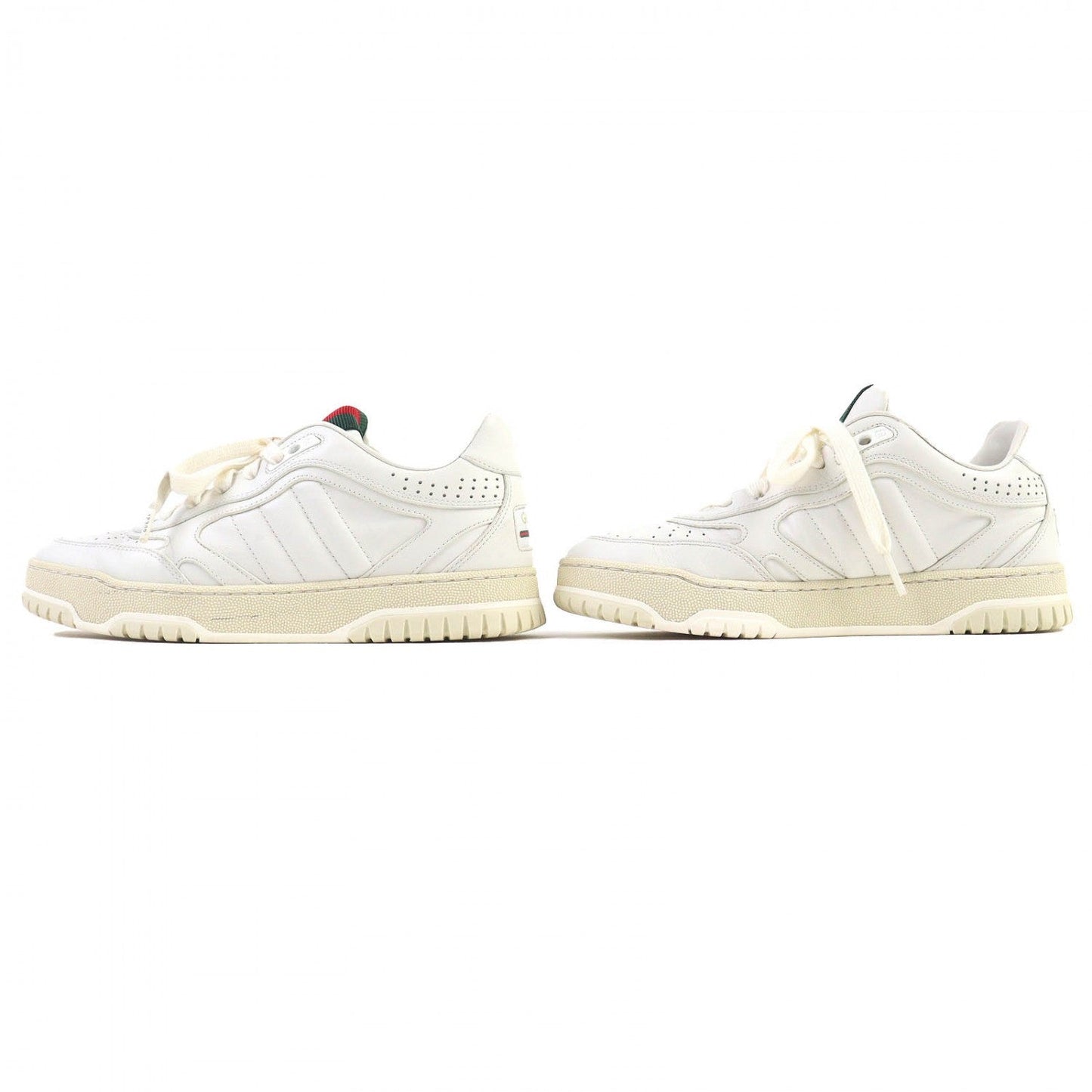 GUCCI sneakers 785728 leather White type Reweb 36.5