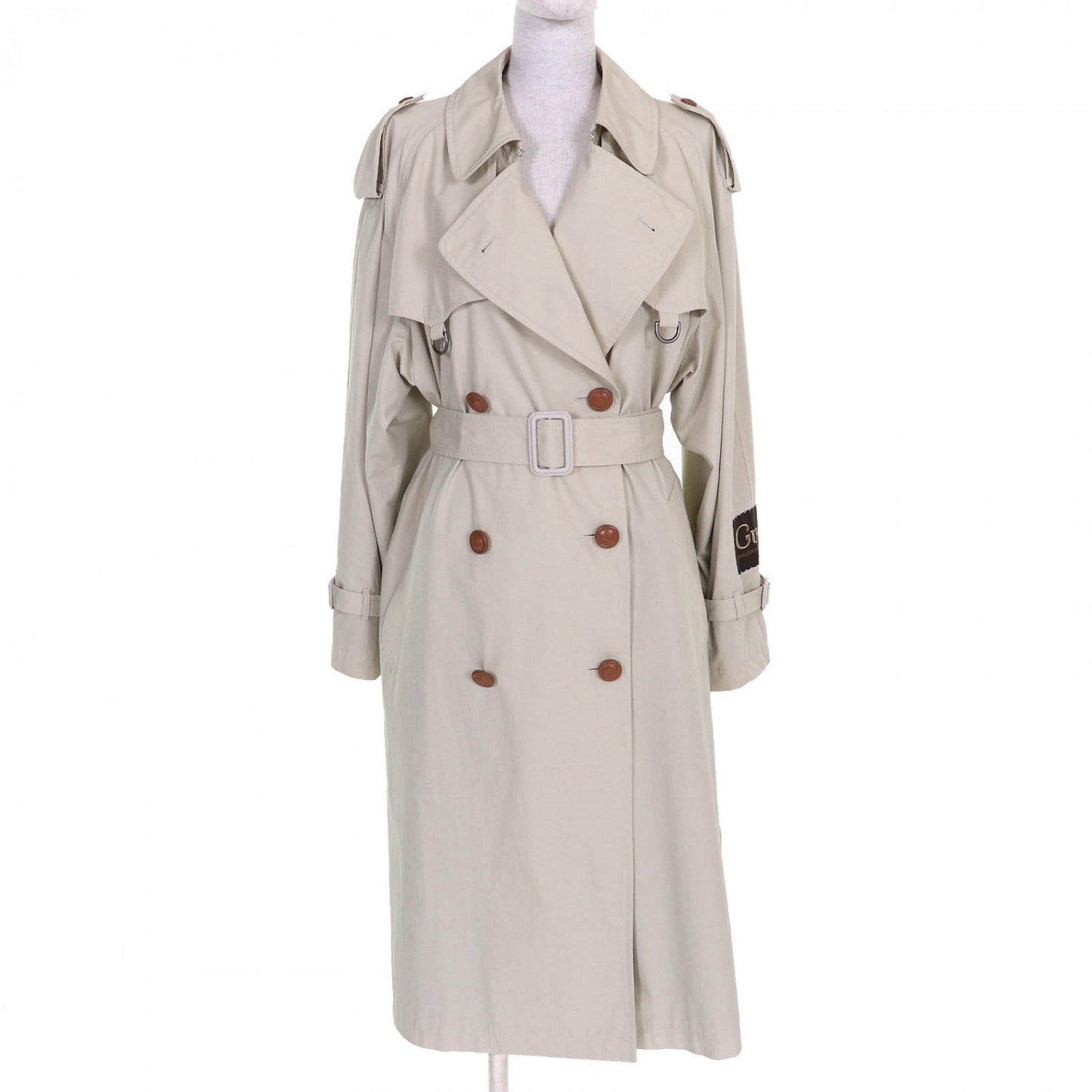GUCCI trench coat 621377 cotton light beige 36