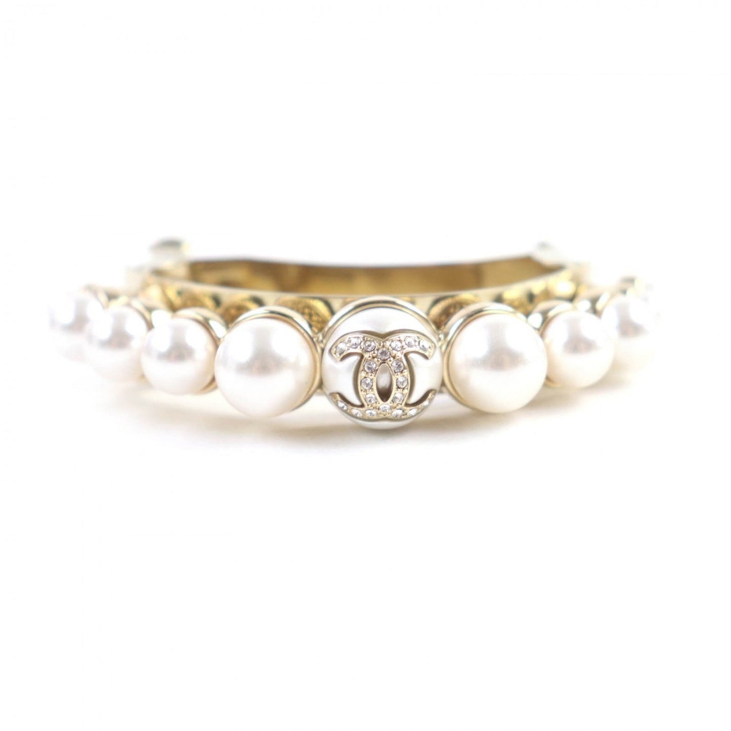 CHANEL hair accessory I22S Ã£ÂÂ¼ white