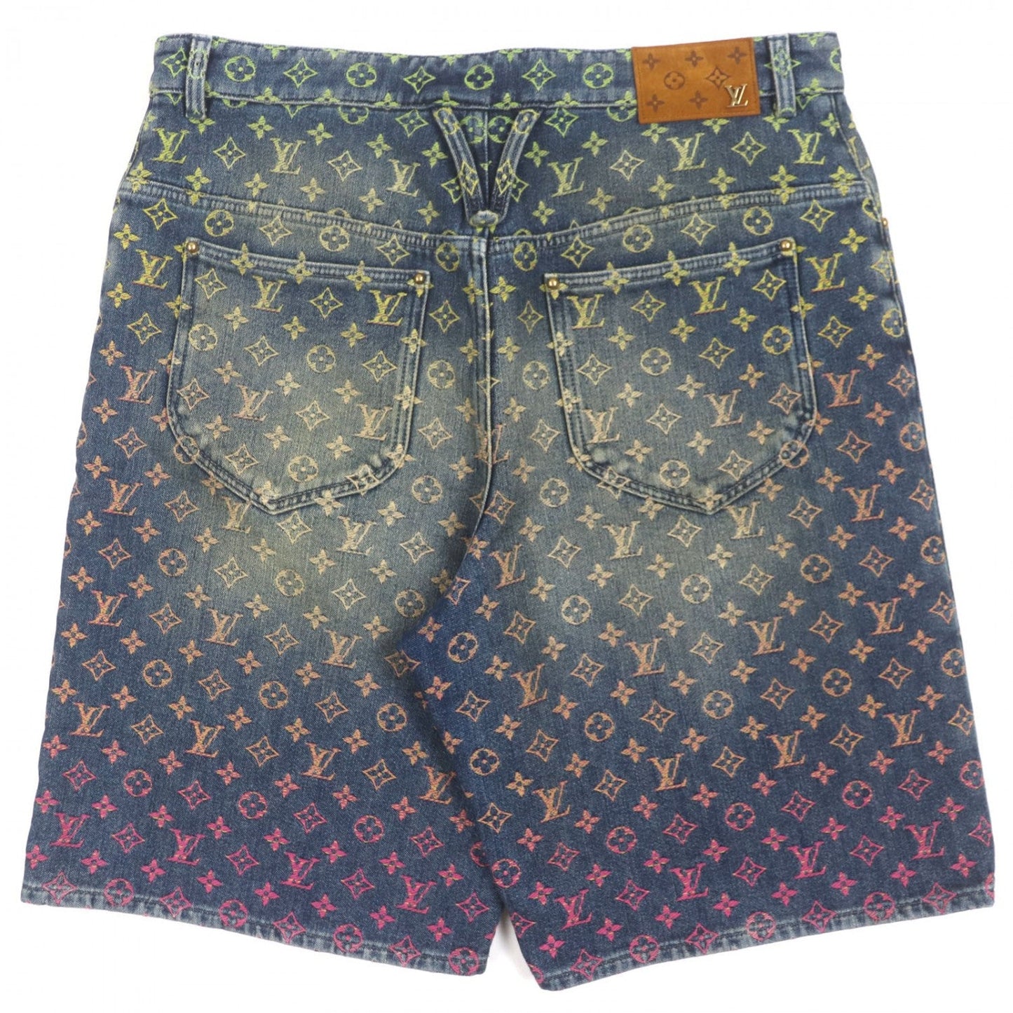 LOUIS VUITTON Shorts cotton Indigo Multi 36