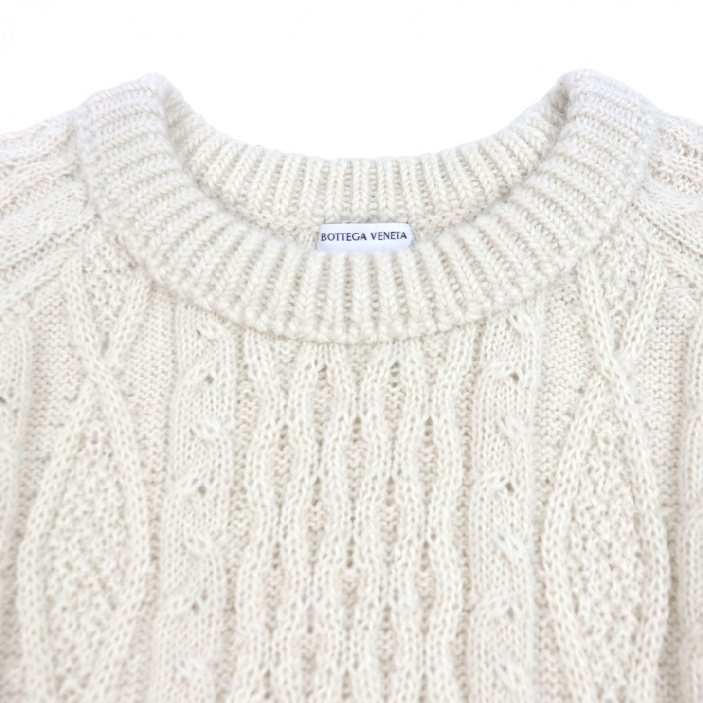 BOTTEGAVENETA sweater 712263 alpaca beige M