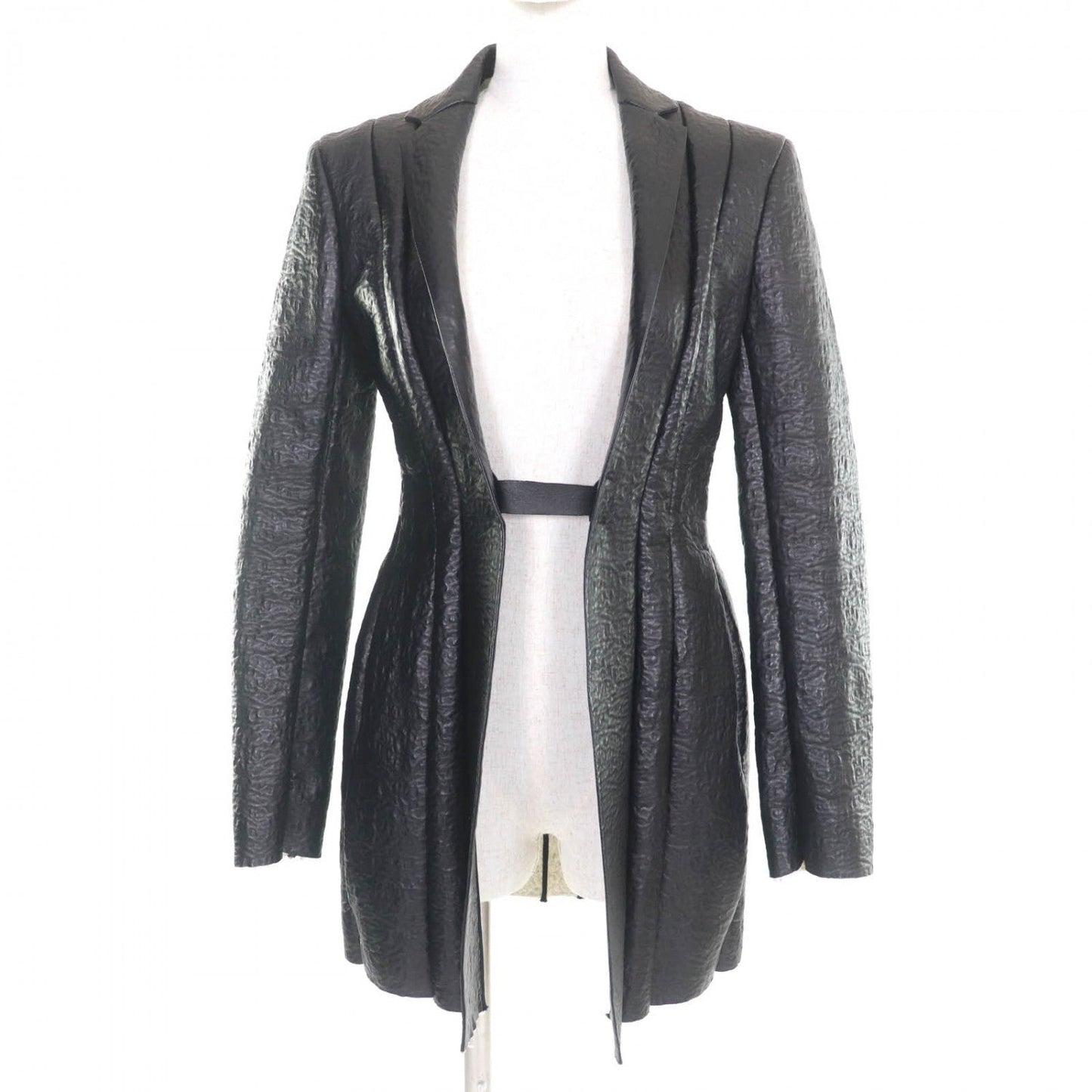 CELINE Jacket 2 5G89 3765 Sheep leather black 36