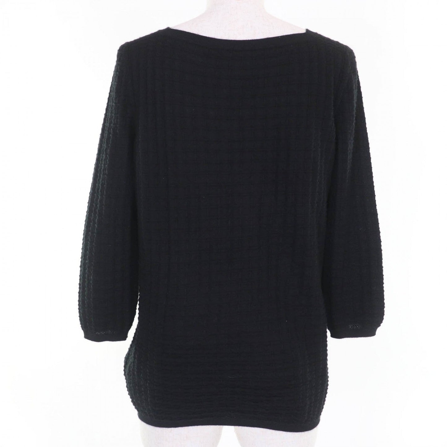 HERMES knit cashmere black 38