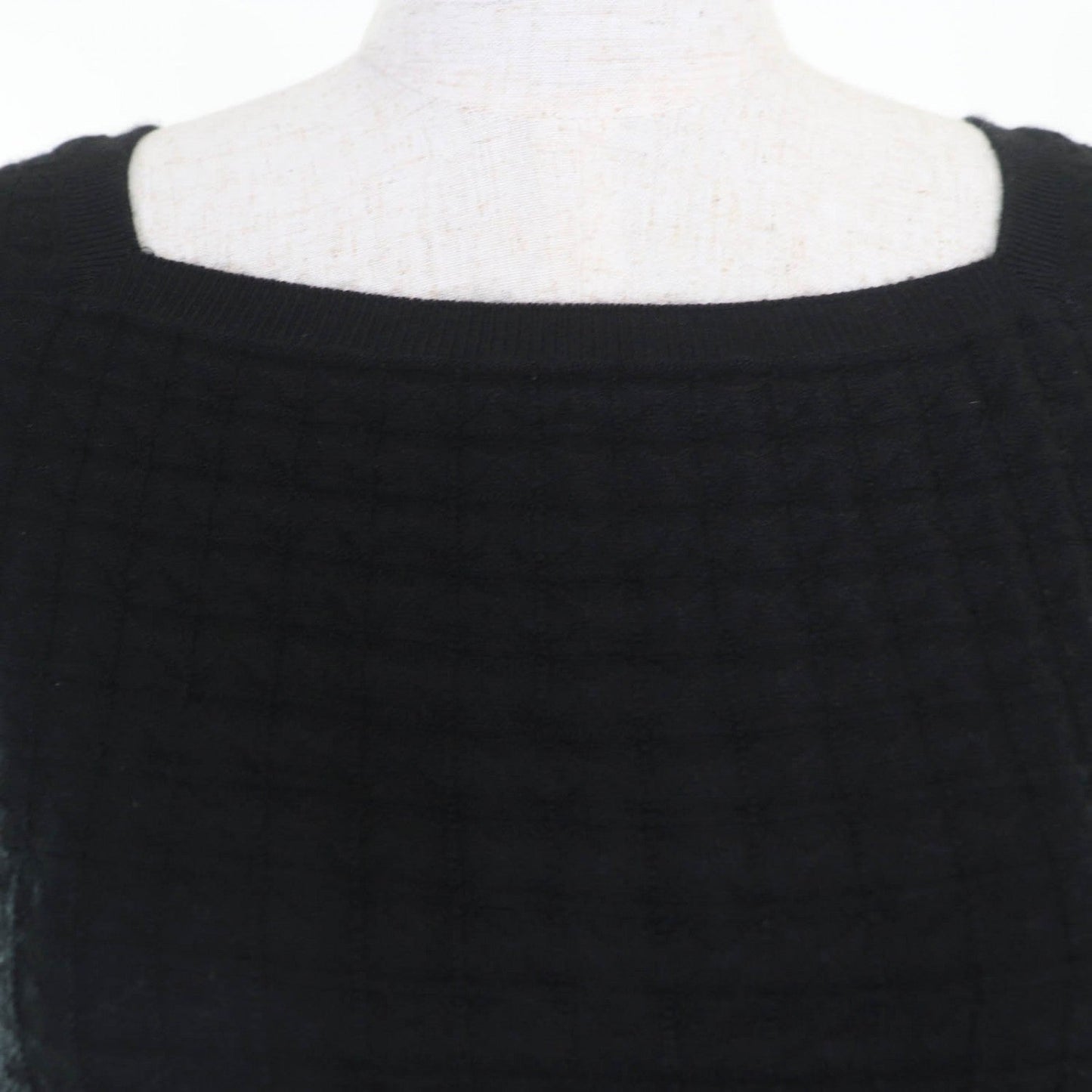 HERMES knit cashmere black 38