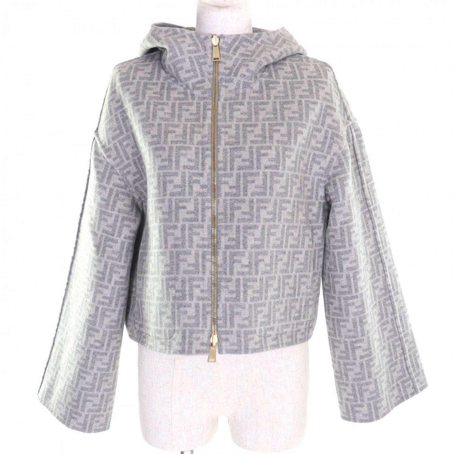 FENDI Jacket FJ6993 wool gray 38