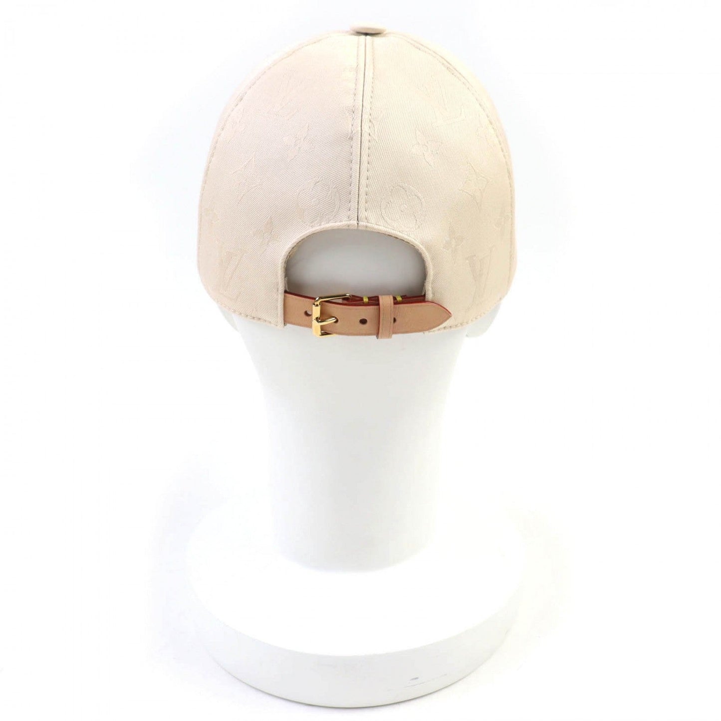 LOUIS VUITTON cap M7087L cotton beige LV First