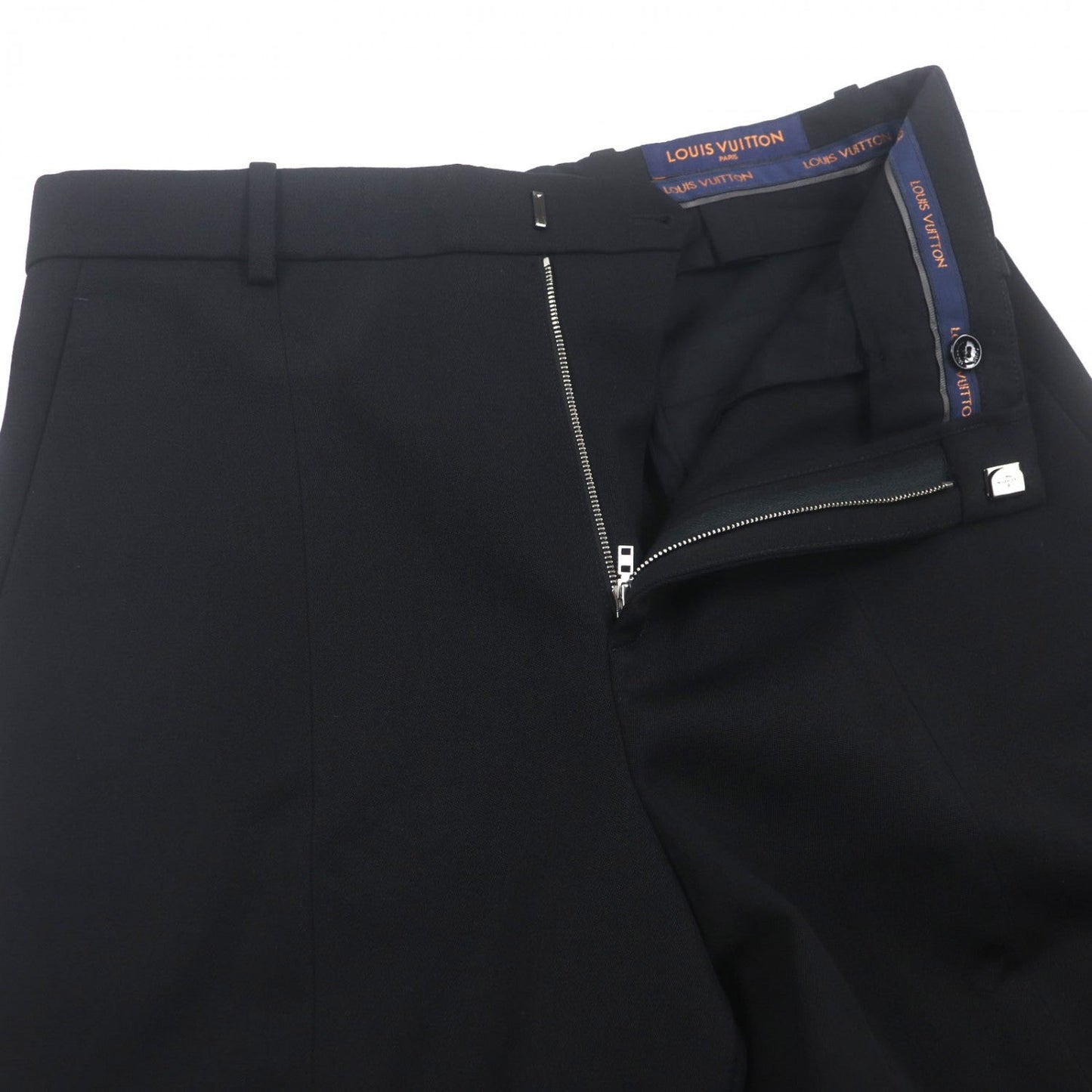 LOUIS VUITTON slacks wool black 40