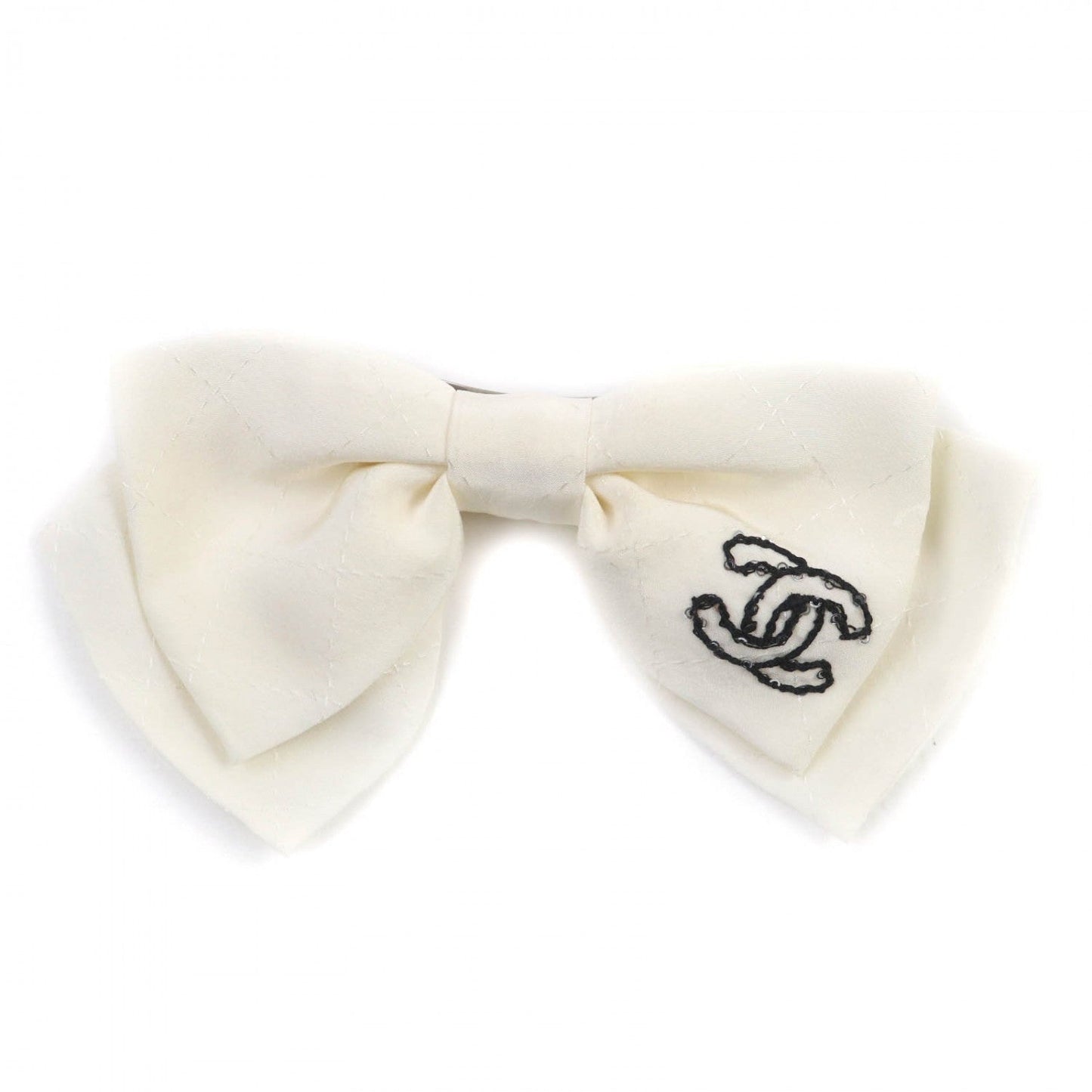 CHANEL hair accessory 25C AAA730 silk white 2025 Cruise