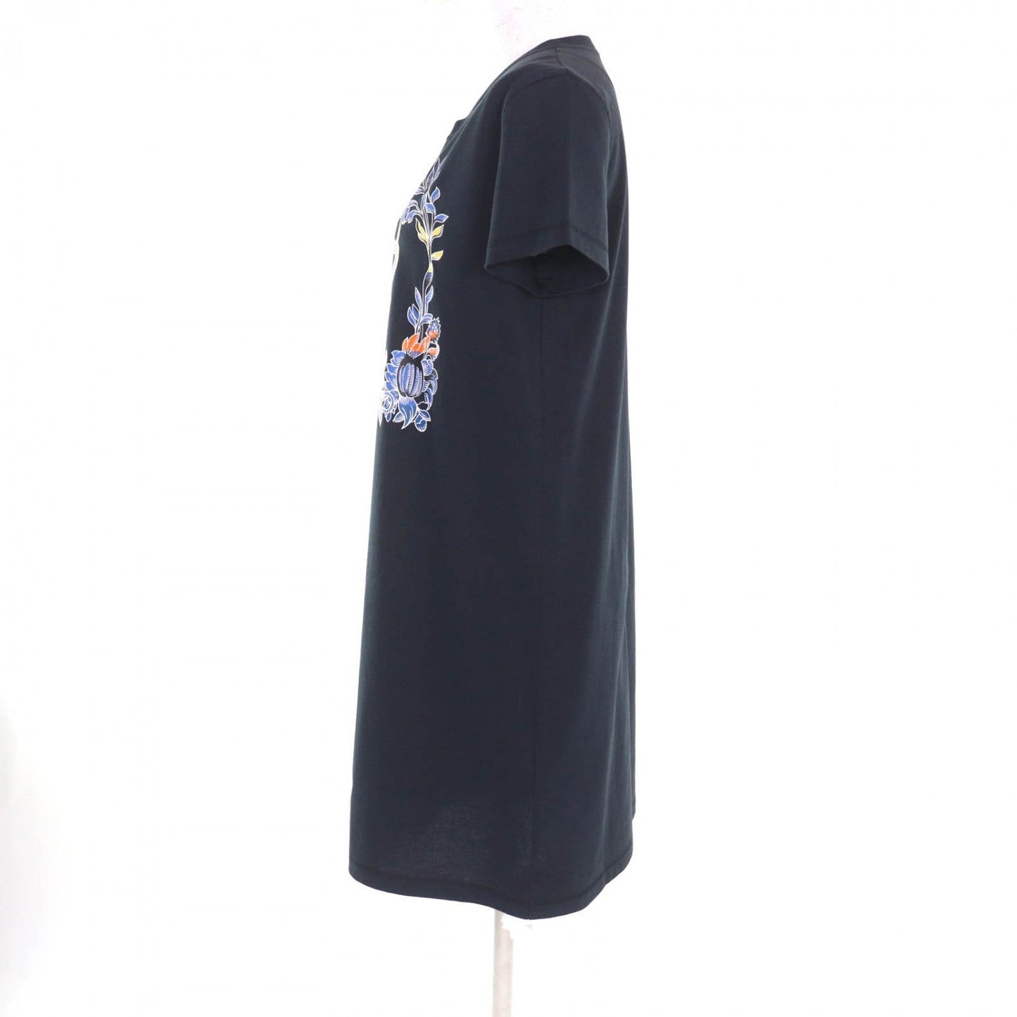 HERMES one piece 4E4530DA cotton Navy Della Cavalleria 36