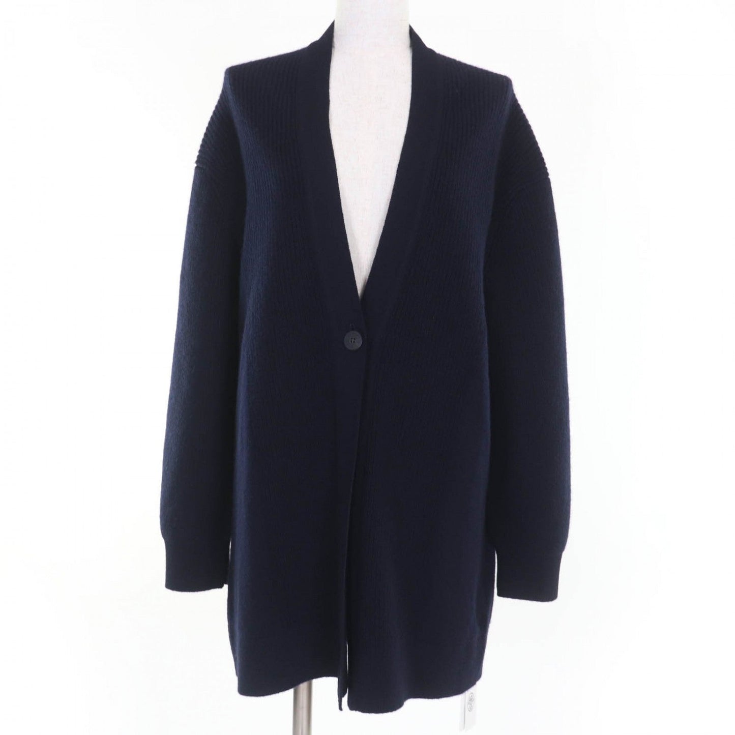 HERMES cardigan 2702D1 cashmere Navy 38
