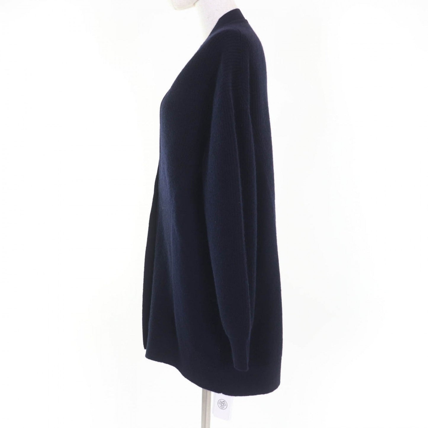 HERMES cardigan 2702D1 cashmere Navy 38