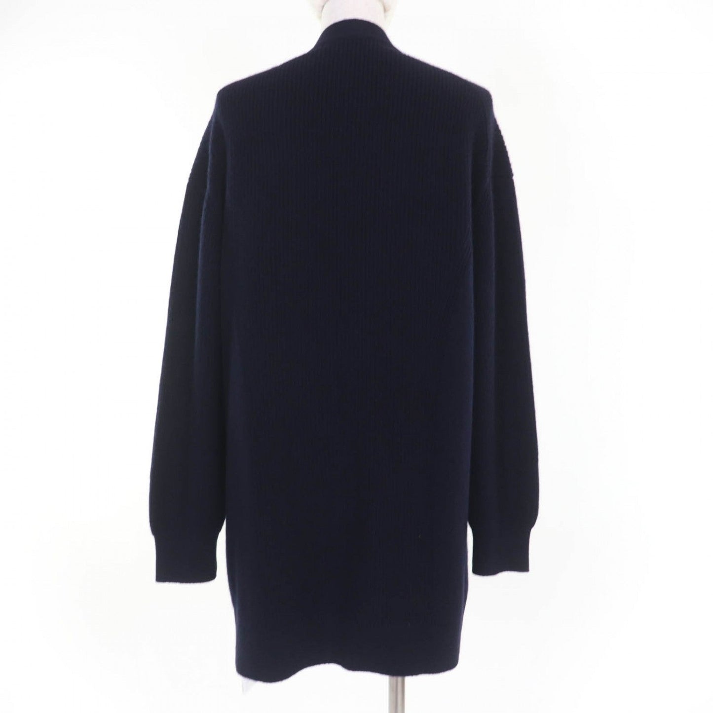 HERMES cardigan 2702D1 cashmere Navy 38