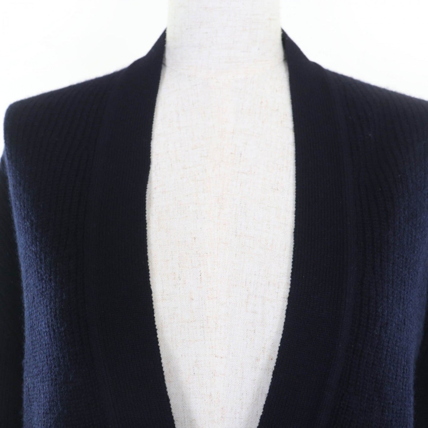 HERMES cardigan 2702D1 cashmere Navy 38