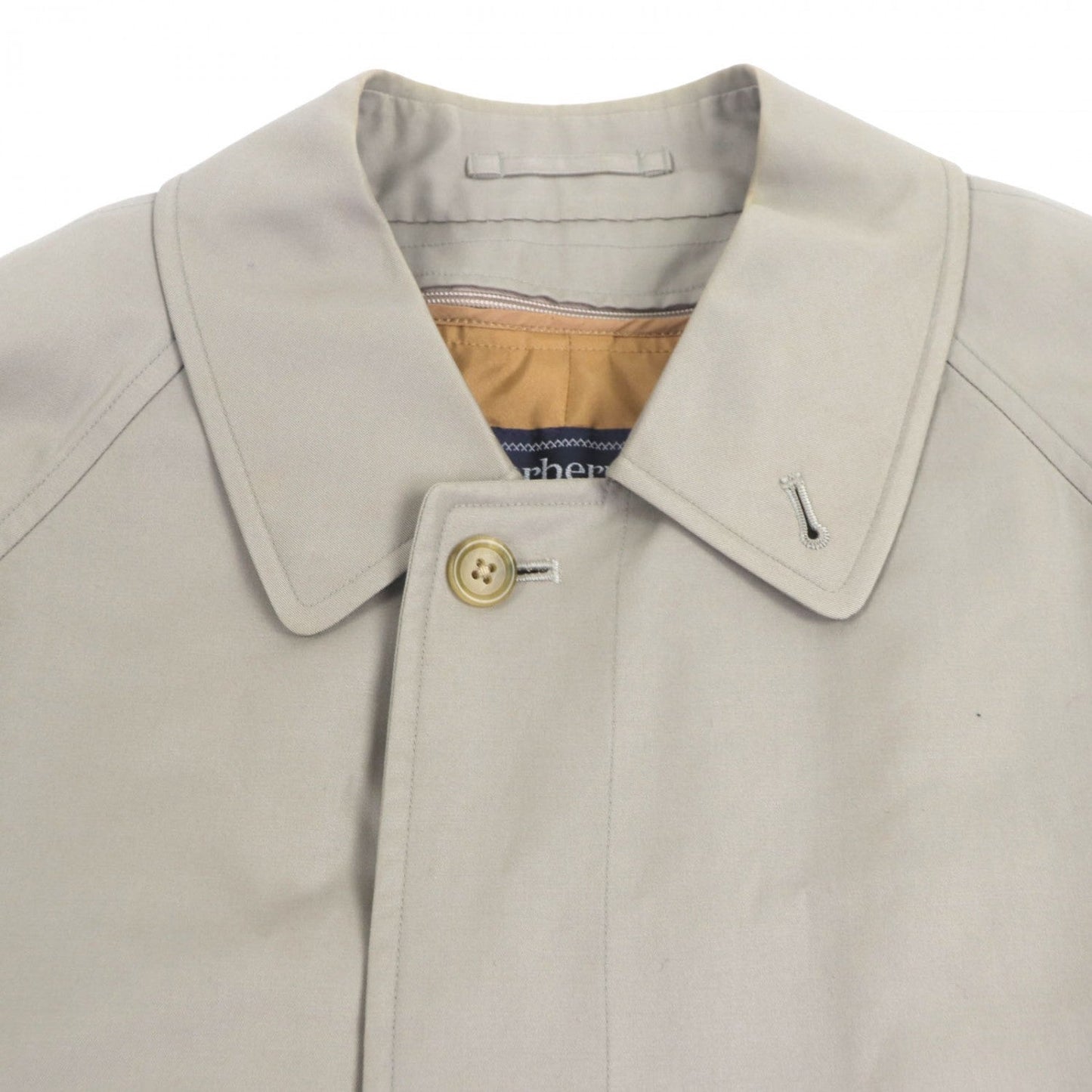 BURBERRY Stainless collar coat cotton khaki L
