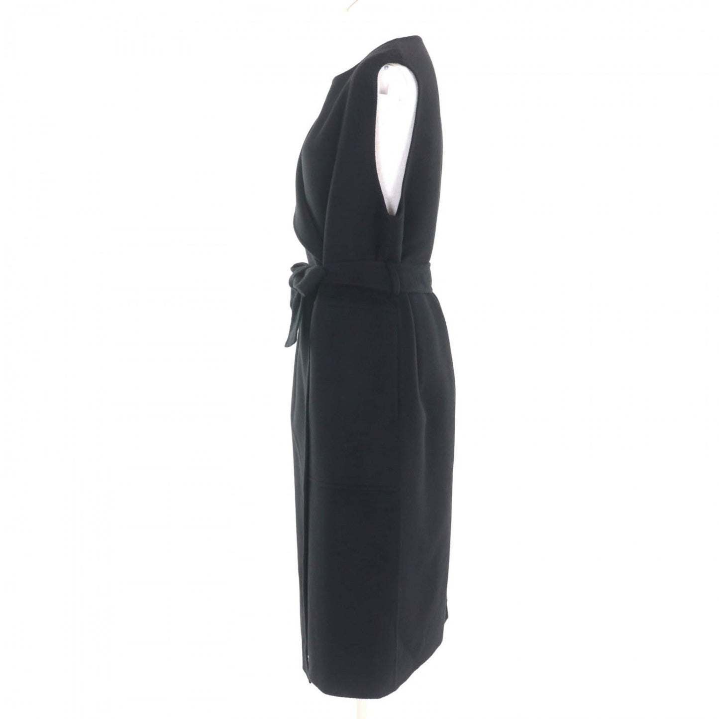 HERMES Vest 4E0177DC cashmere black 38