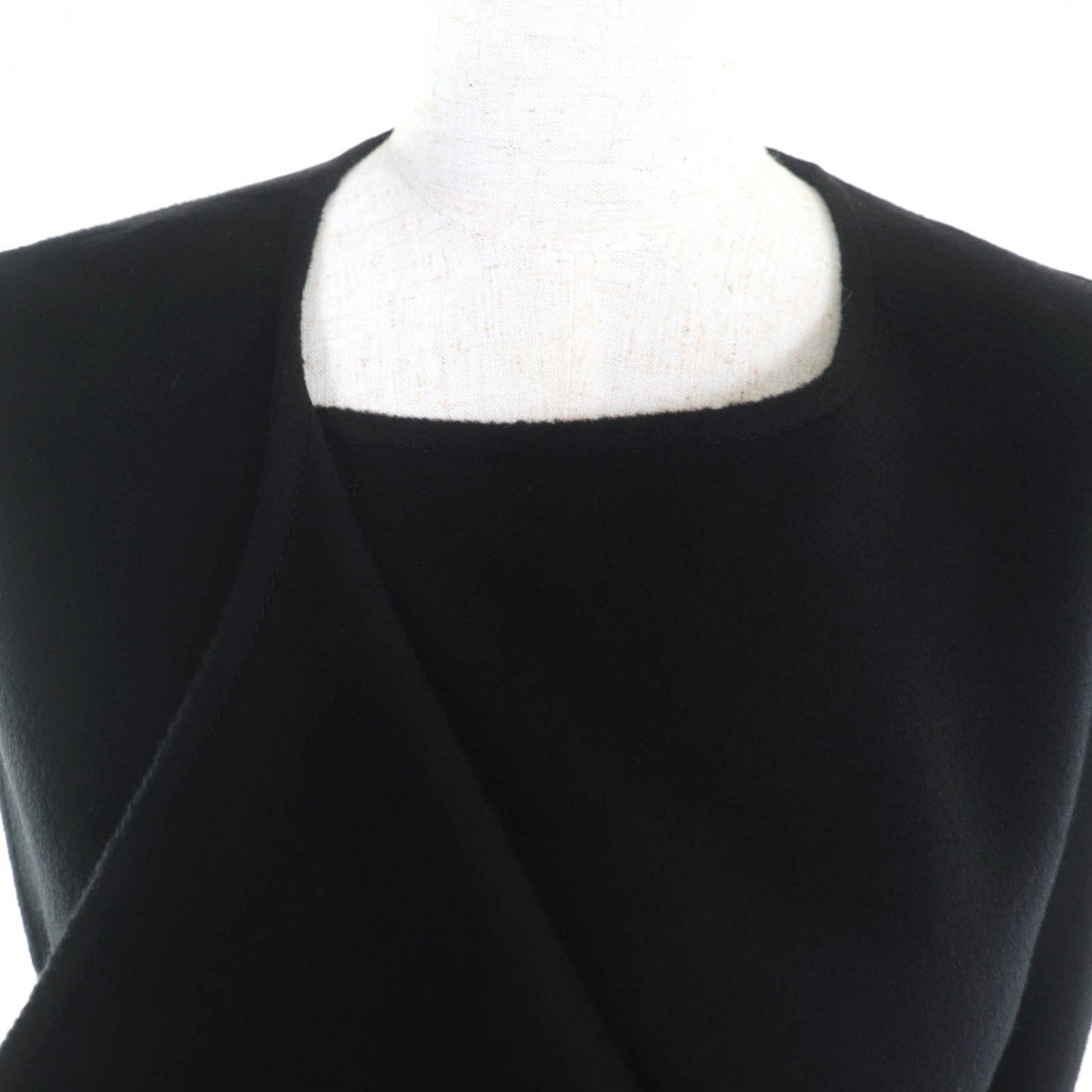 HERMES Vest 4E0177DC cashmere black 38