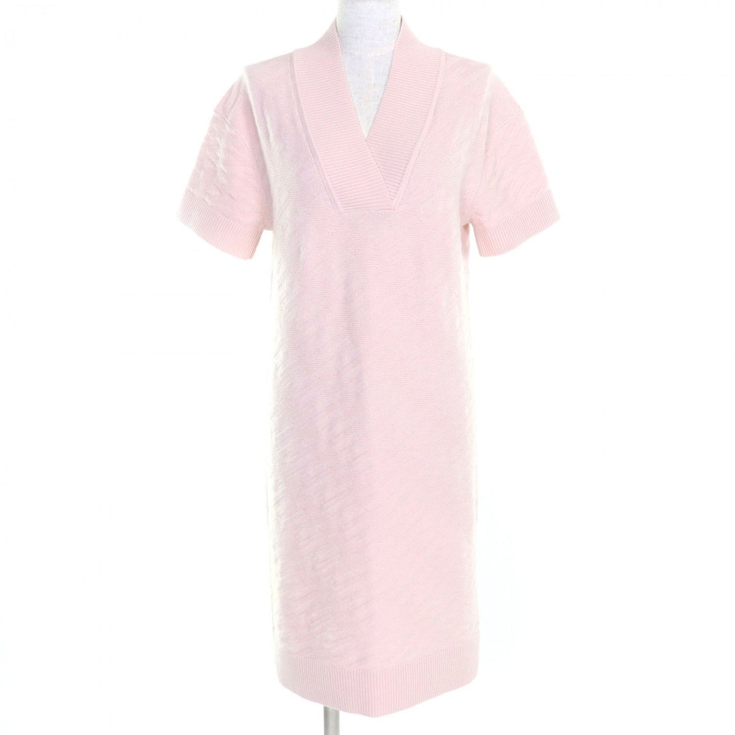 HERMES one piece 2E2501DE wool pink 36