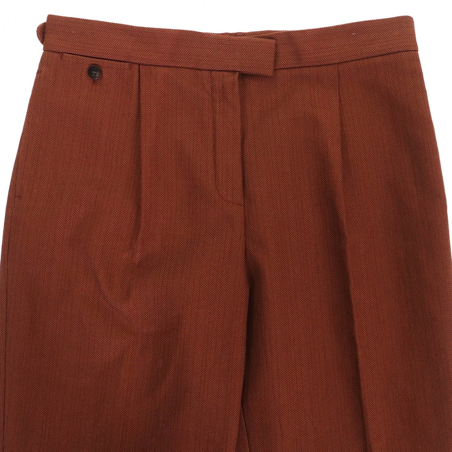 HERMES Pants cotton Brown 40