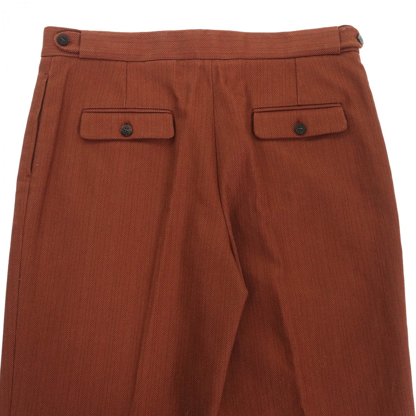 HERMES Pants cotton Brown 40
