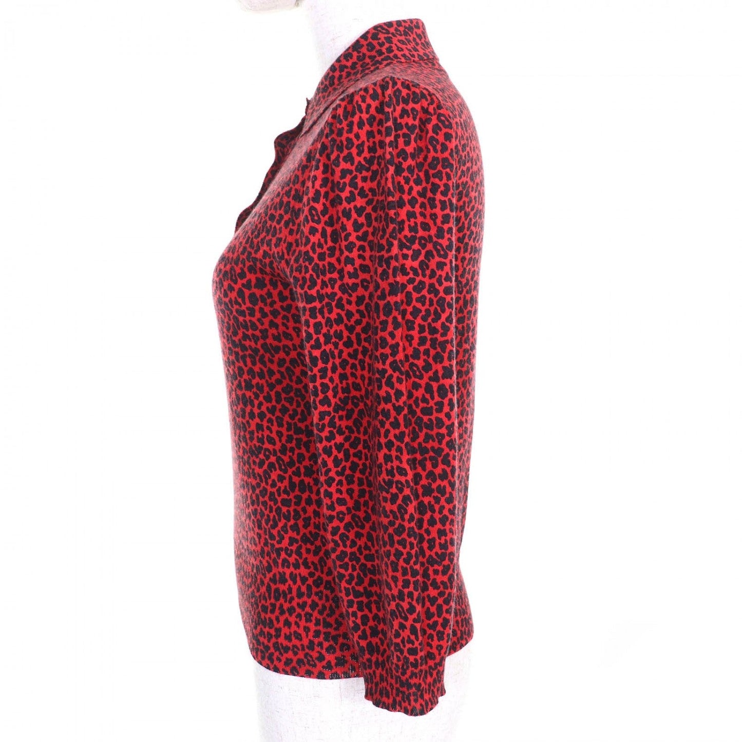 Christian Dior knit 144S71AM120 cashmere Red black 38