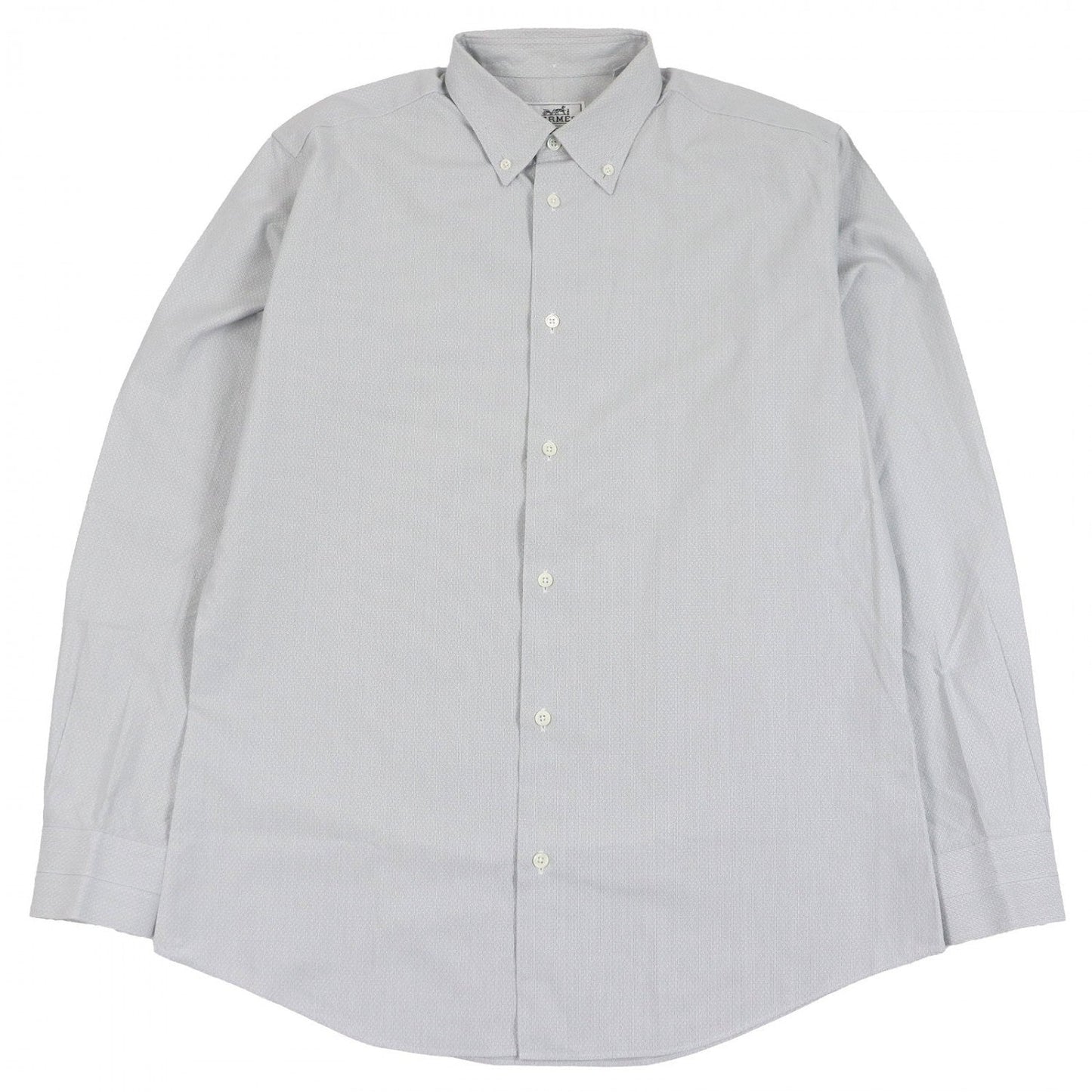 HERMES Long sleeve shirt cotton gray 41