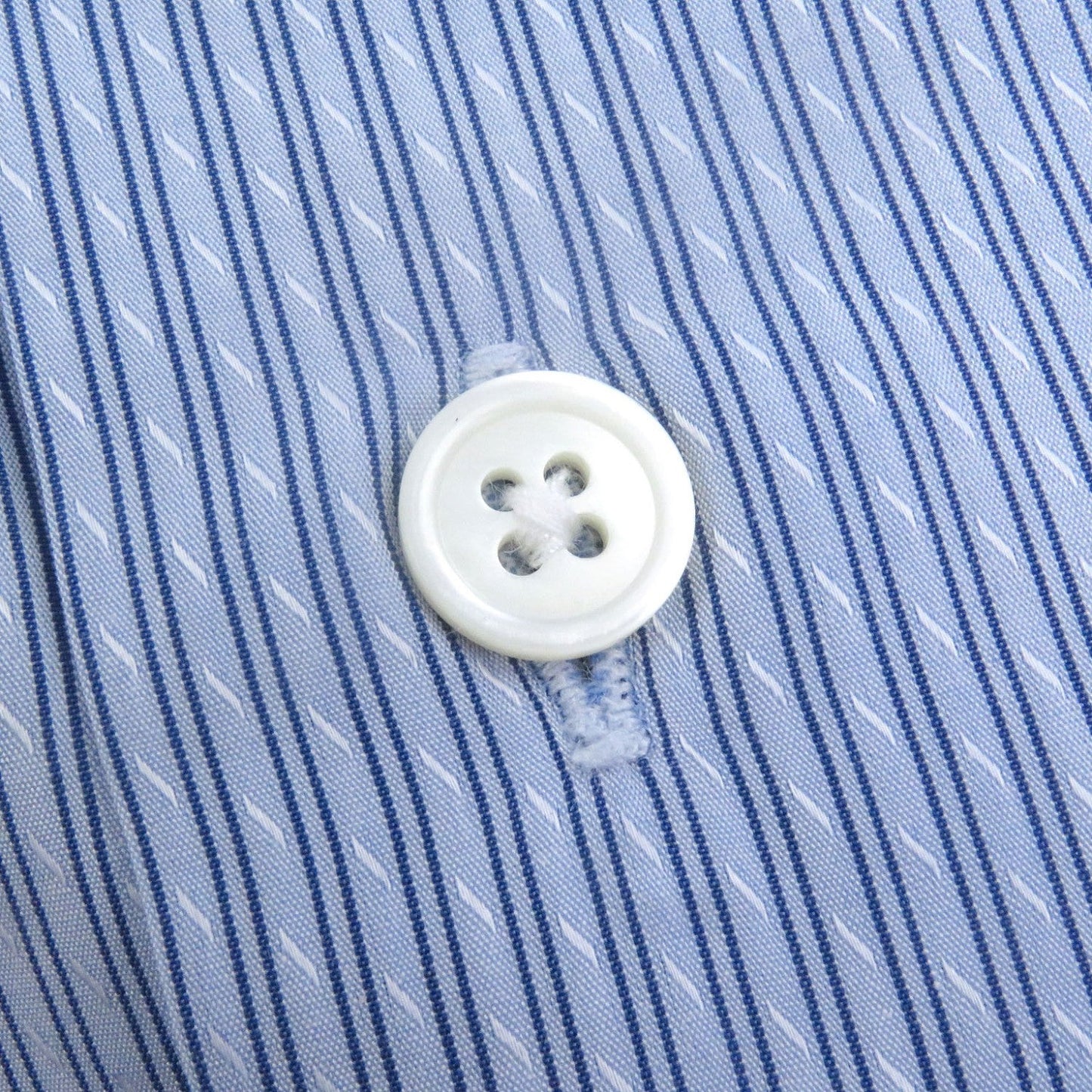 HERMES Long sleeve shirt cotton blue 41
