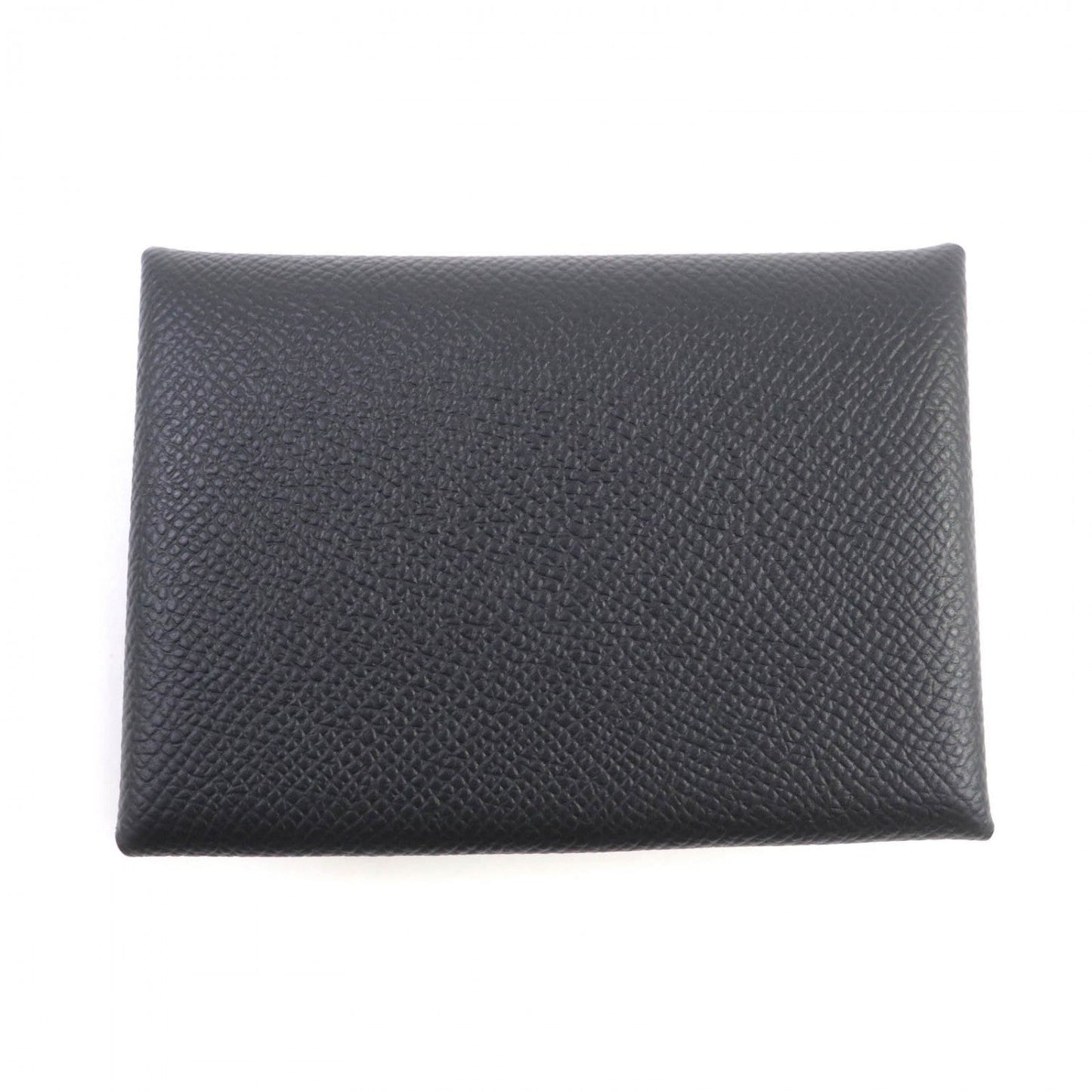 HERMES Coin case Epsom black Calvi duo