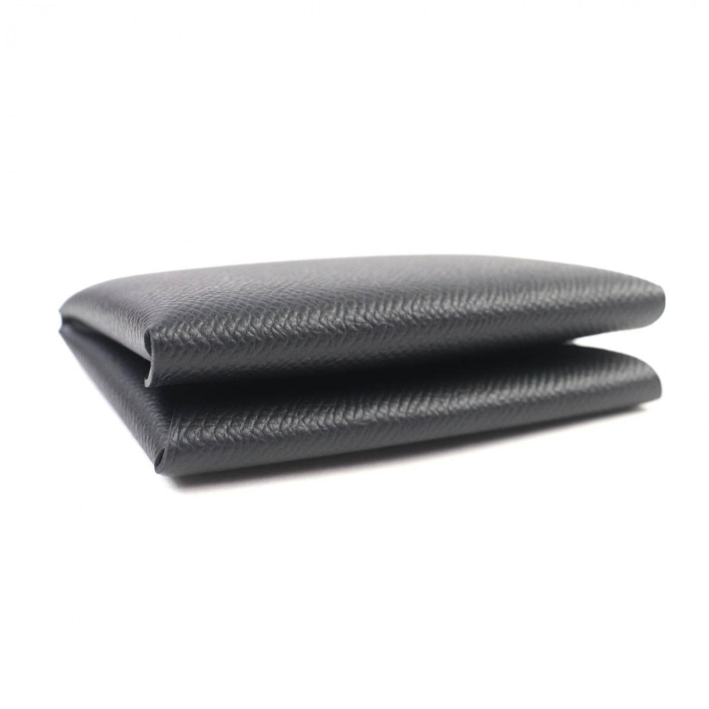 HERMES Coin case Epsom black Calvi duo