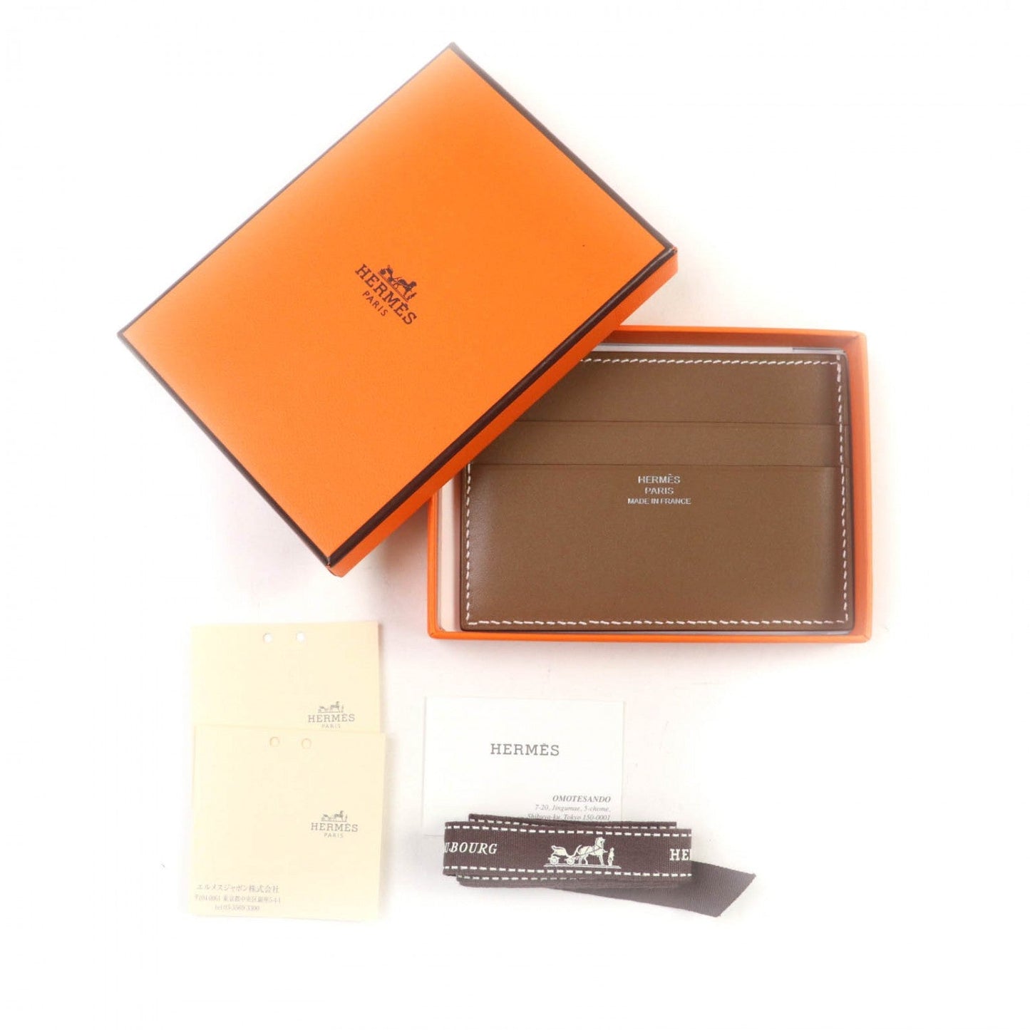 HERMES Card Case Evercolor Etope Cheval Pictou