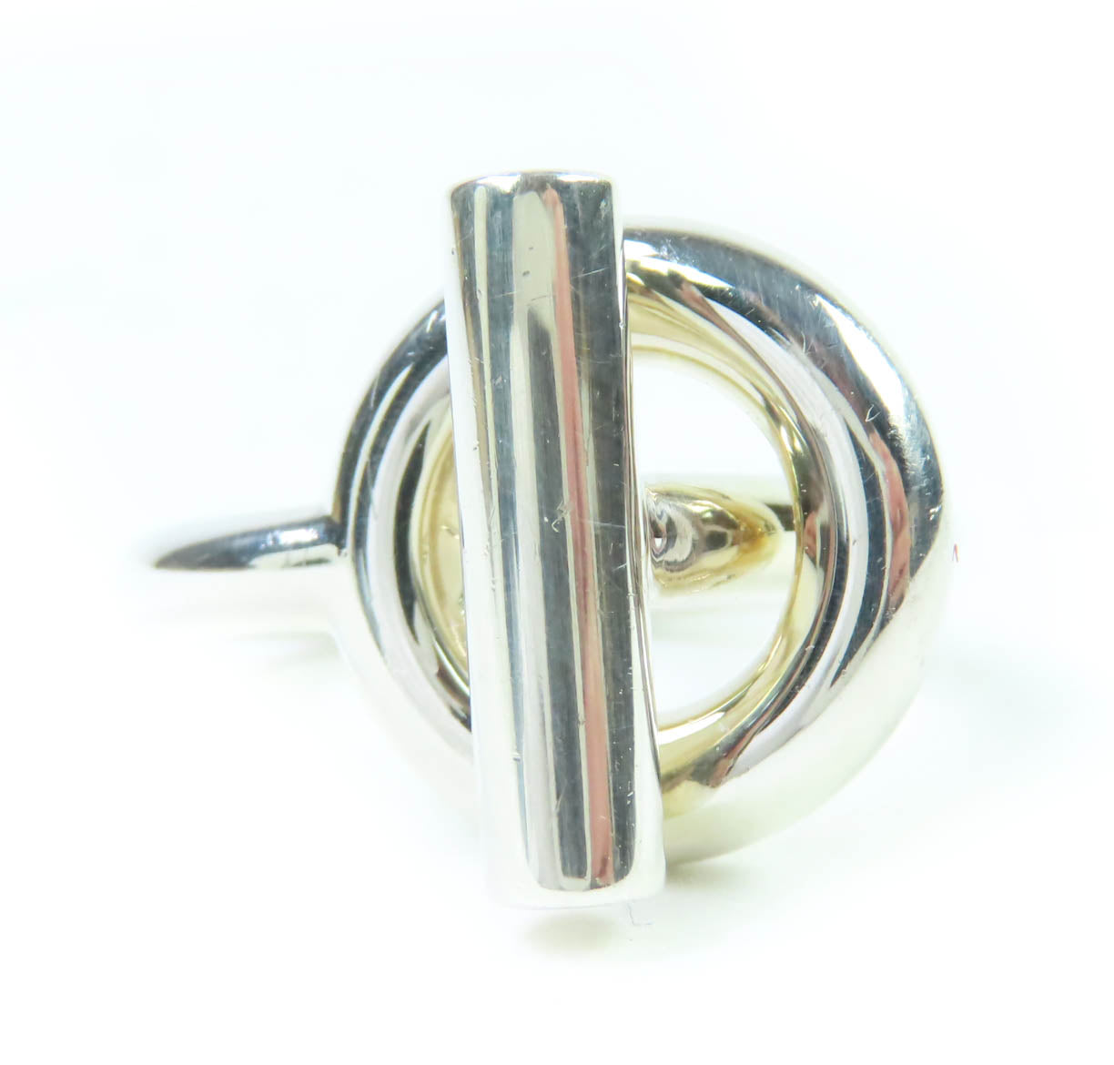 HERMES Ring 925 Silver Echappé MM 51（日本11号相当）
