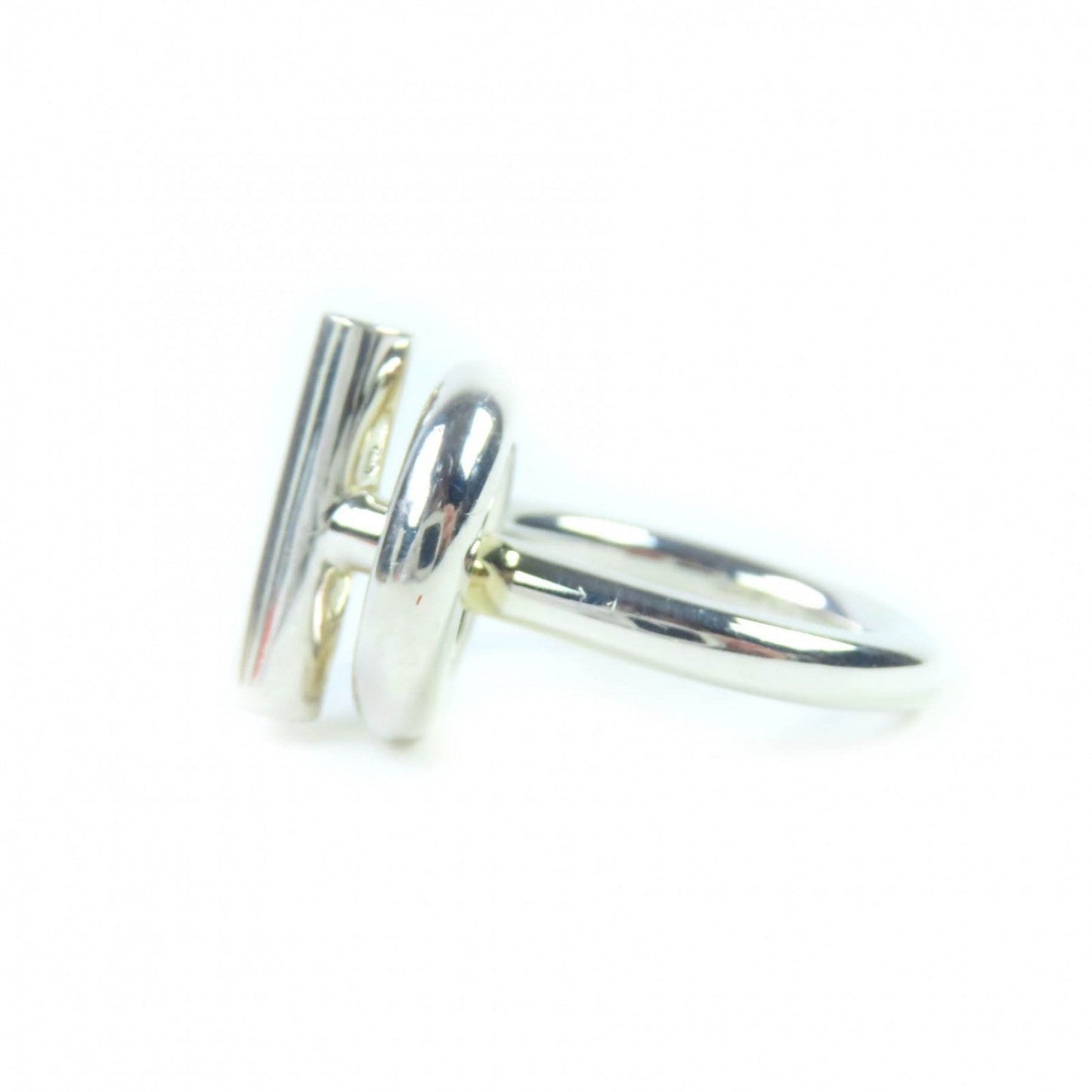 HERMES Ring 925 Silver Echappé MM 51（日本11号相当）