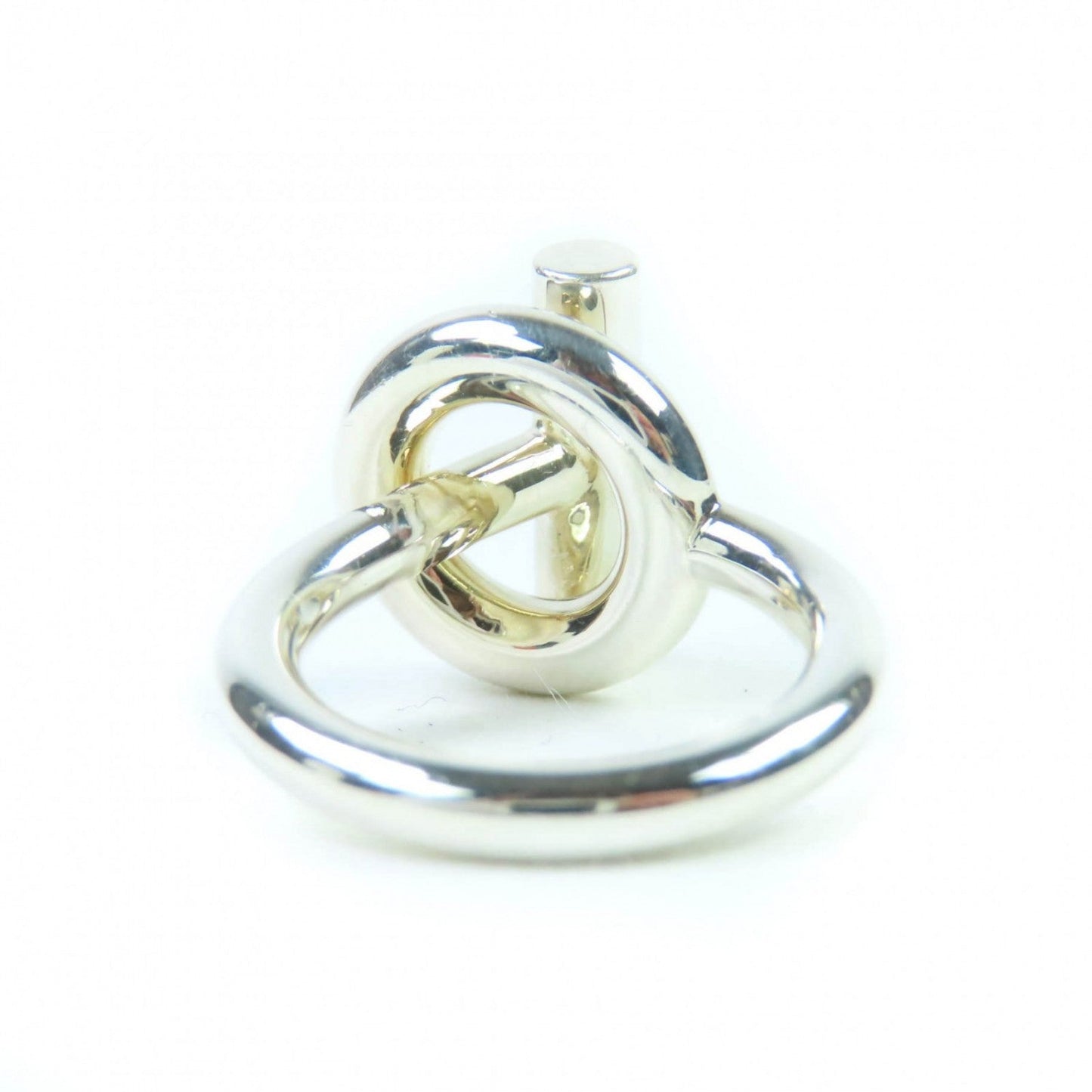 HERMES Ring 925 Silver Echappé MM 51（日本11号相当）
