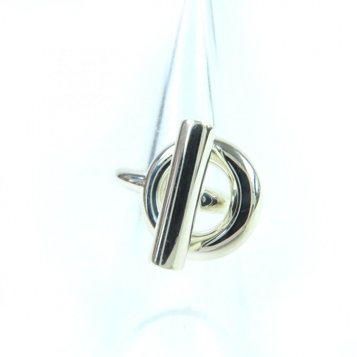 HERMES Ring AG925 Silver Echappé MM Ring 50