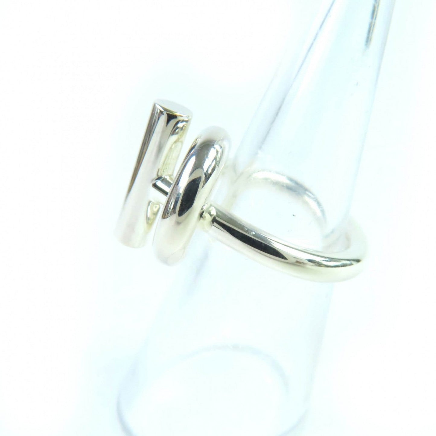 HERMES Ring AG925 Silver Echappé MM Ring 50