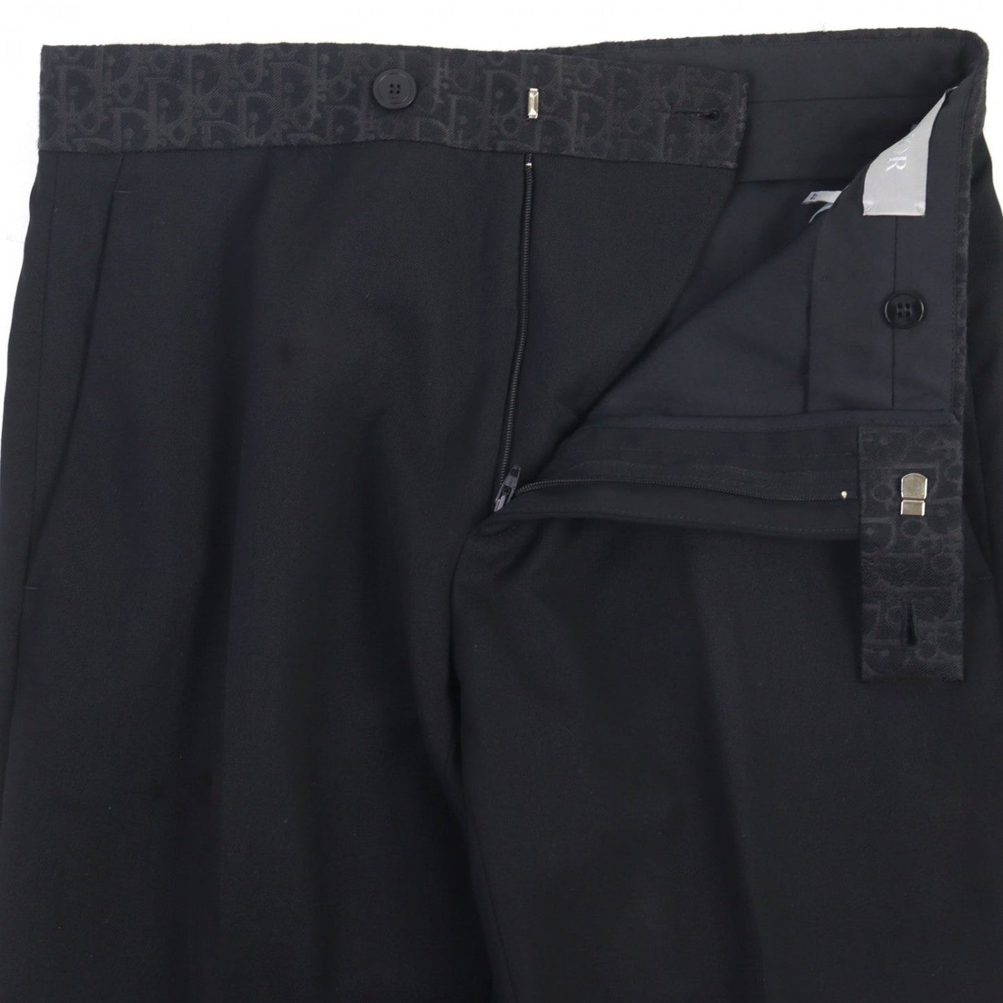 Dior HOMME slacks 033C113C4739 Virgin wool black 44