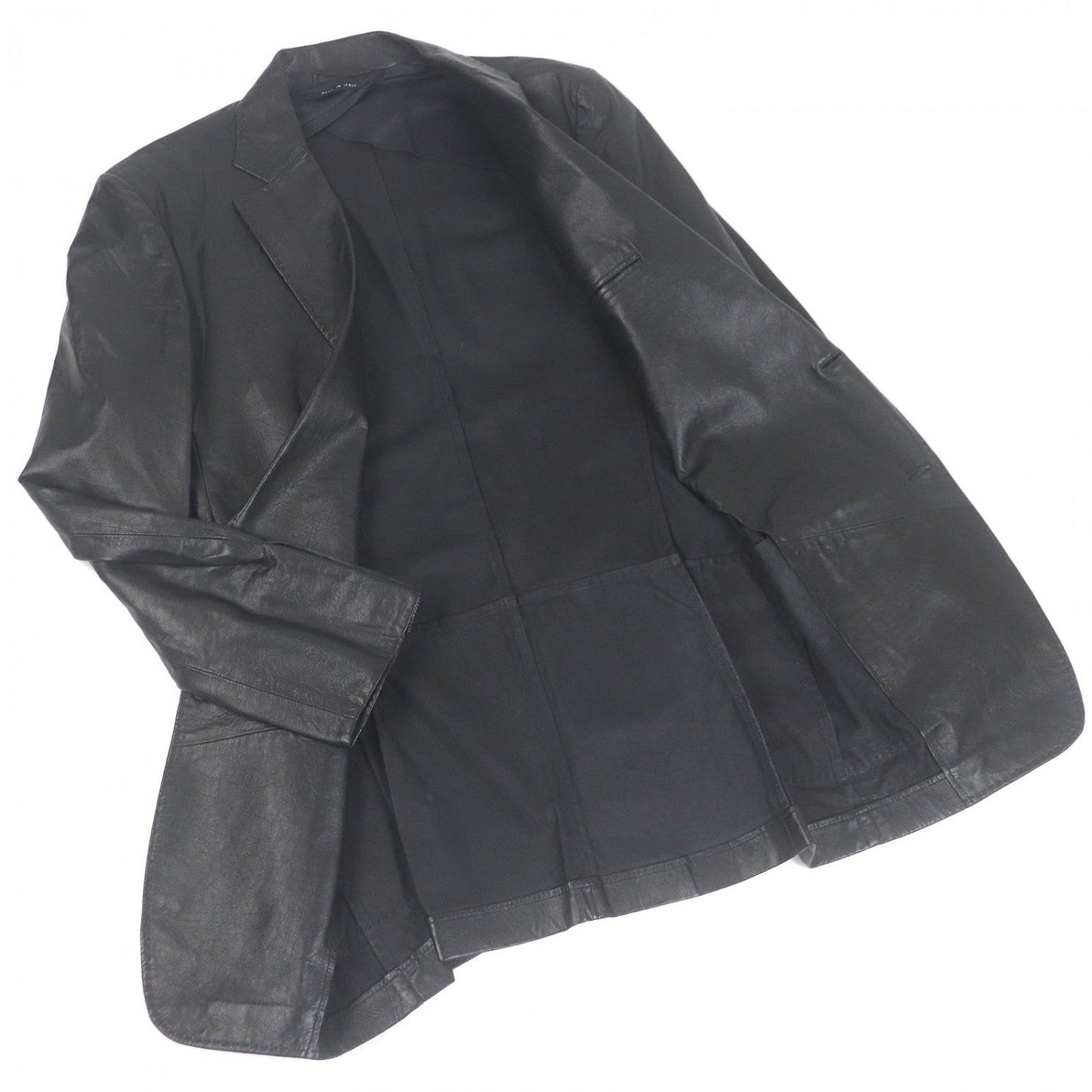 GUCCI tailored jacket Sheep leather black 46