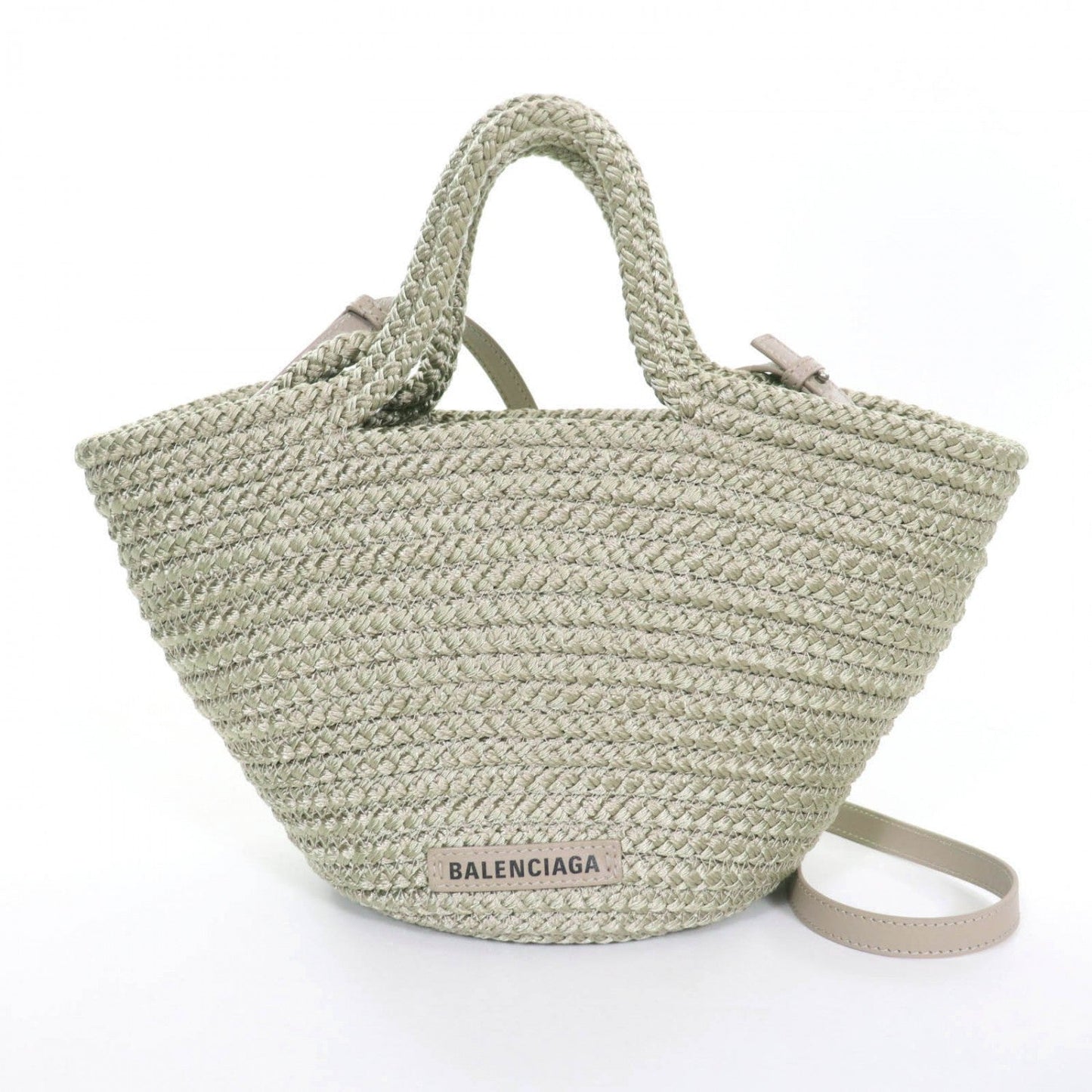 BALENCIAGA Shoulder Bag 695612 ー khaki Ibiza Small