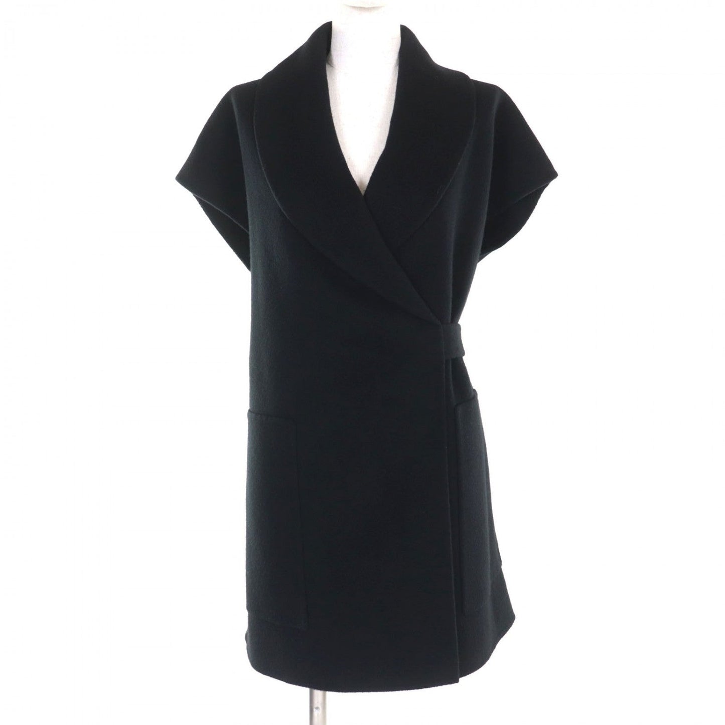 HERMES Vest 3H0141DA cashmere black 34
