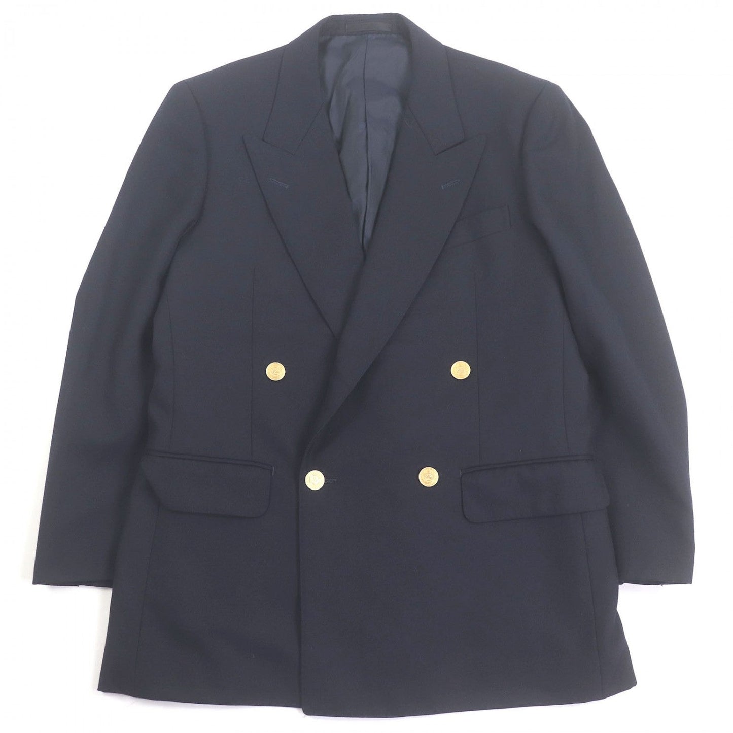 BURBERRY tailored jacket wool Navy 92-80-170/A5