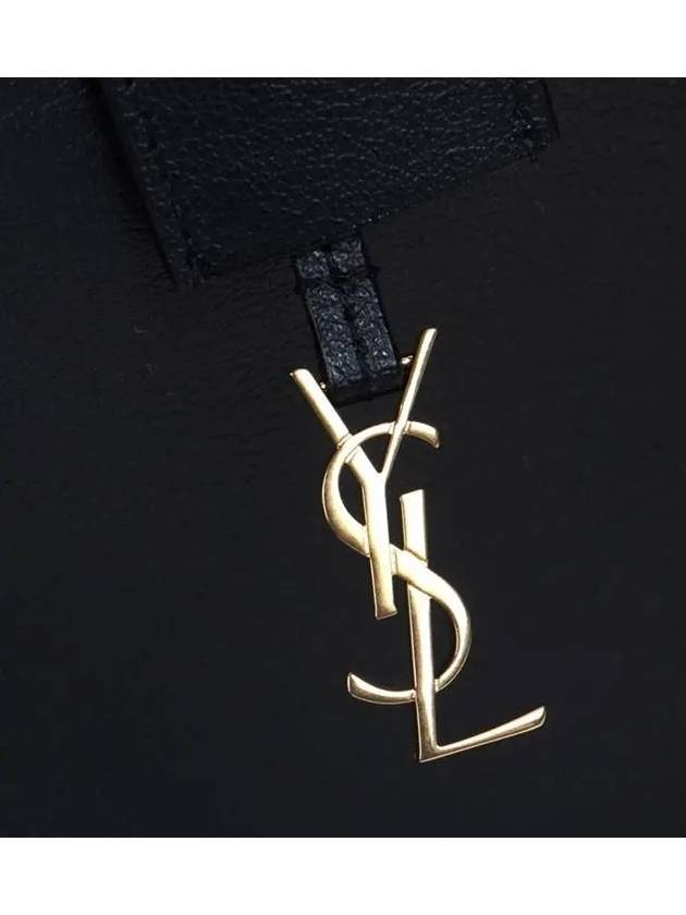 Luxury Saint Laurent Trending 2025 North South Shopping Tote Bag Black