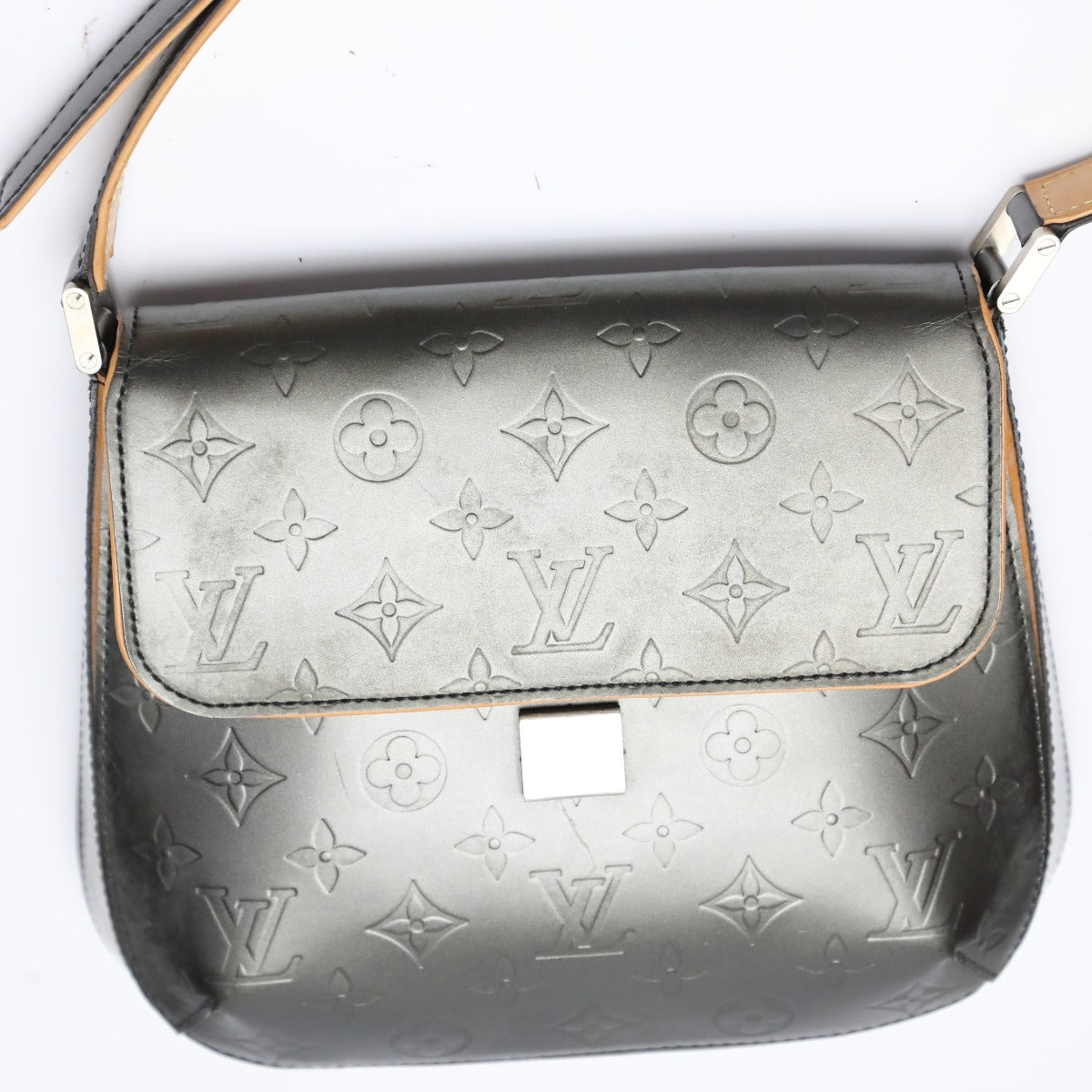 LOUIS VUITTON Shoulder Bag M55152 Monogram Matte Leather Noir mat Webster Street Women