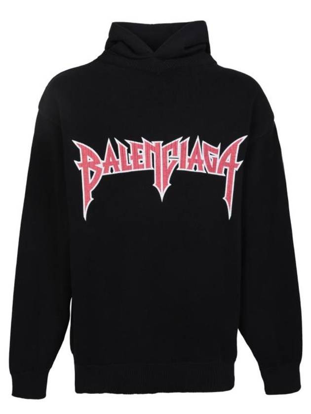 Luxury Balenciaga Trending 2025 Logo Hoodie Black