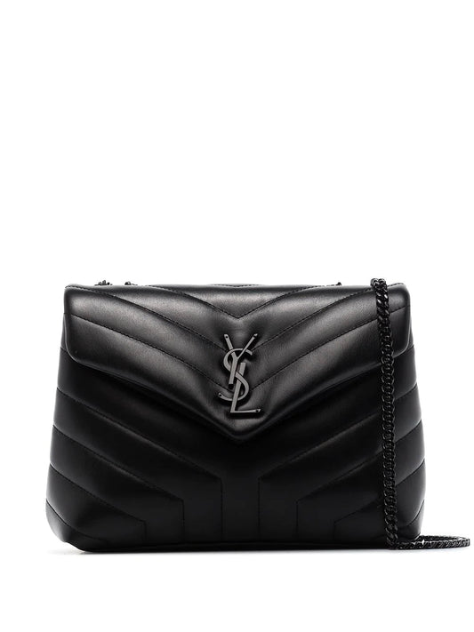 Luxury Saint Laurent Trending 2025 Women's Loulou Toy Strap Bag in Nero/Nero | 494699DV7281000